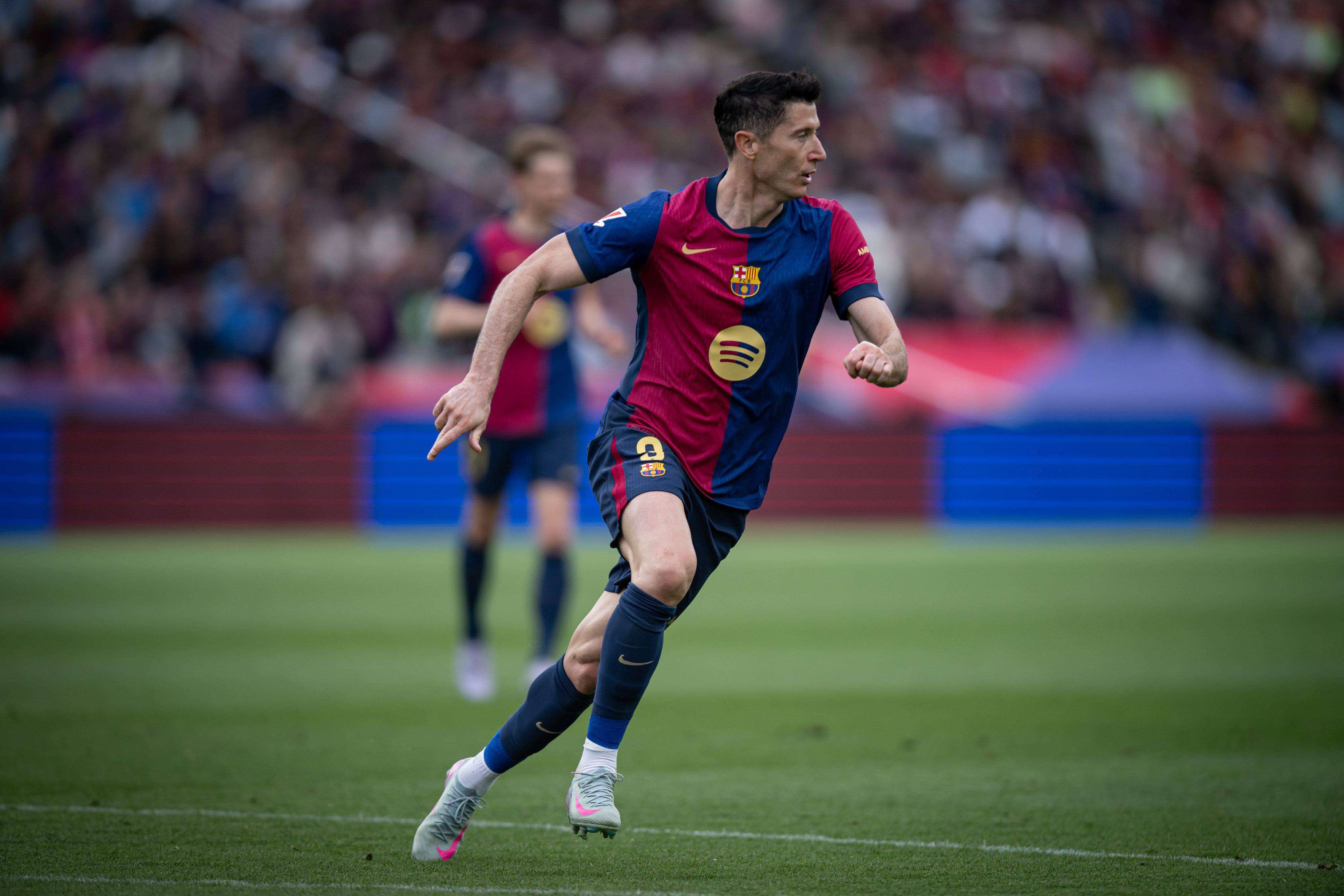 Robert Lewandowski, en el partido contra el Celta de Vigo (Cordon Press)