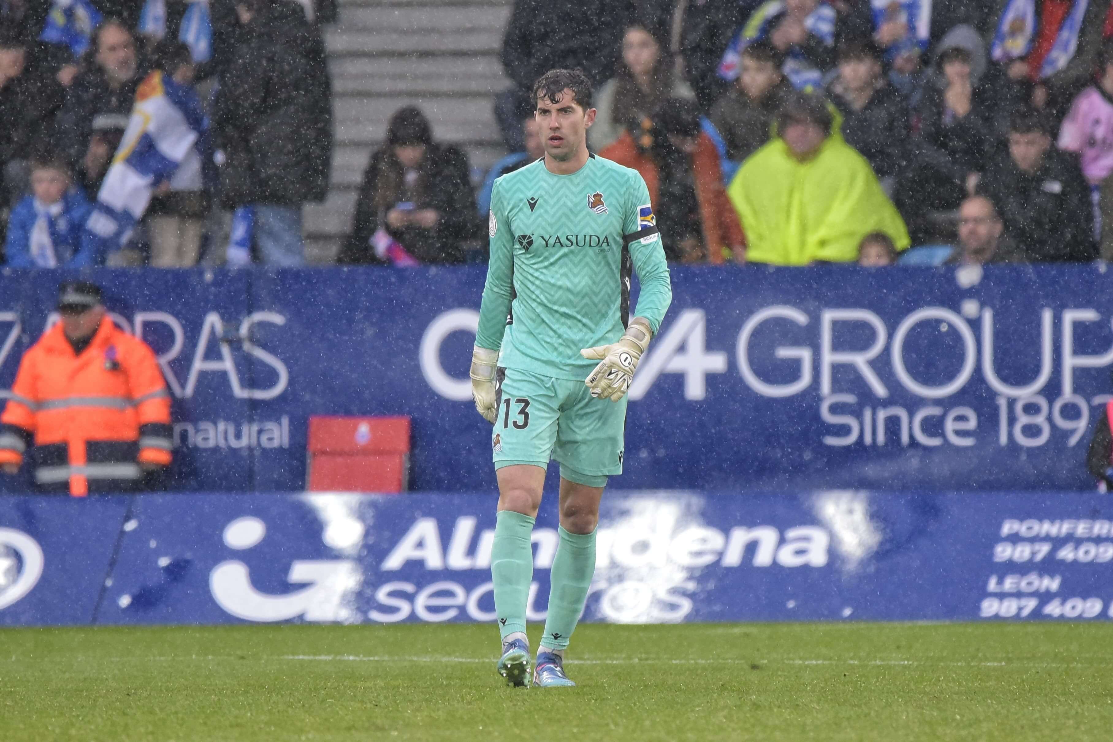  Unai Marrero fue titular ante la Ponferradina en la Copa del Rey.