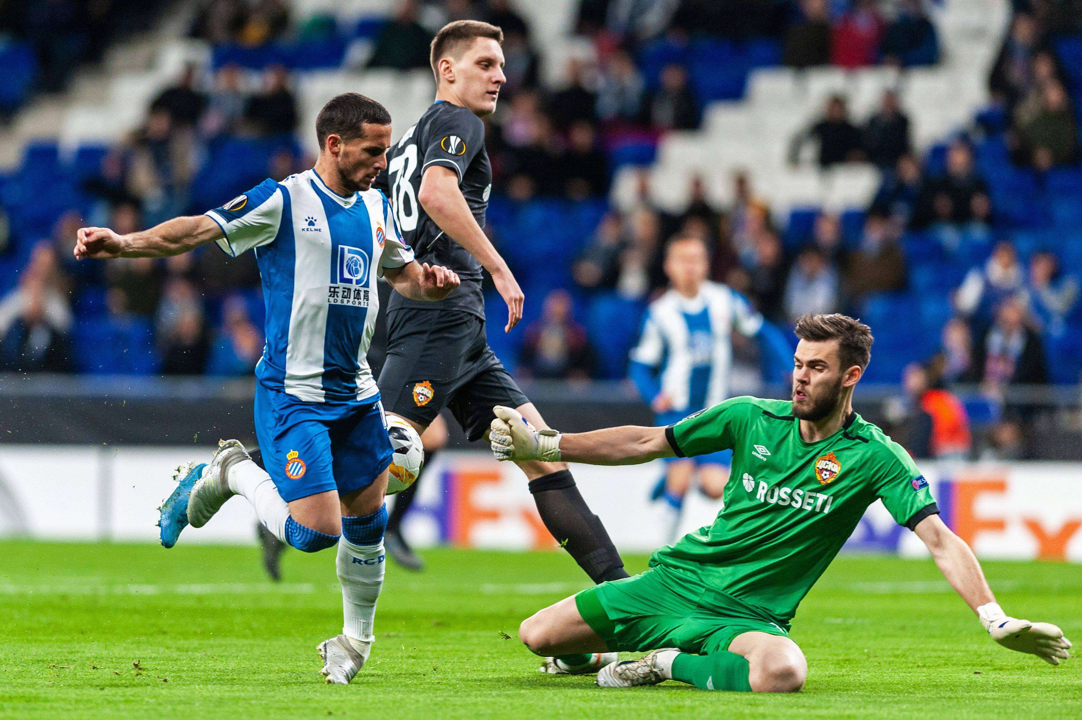 Ilya Pomazun, en un partido con el CSKA (Foto: Cordon Press).