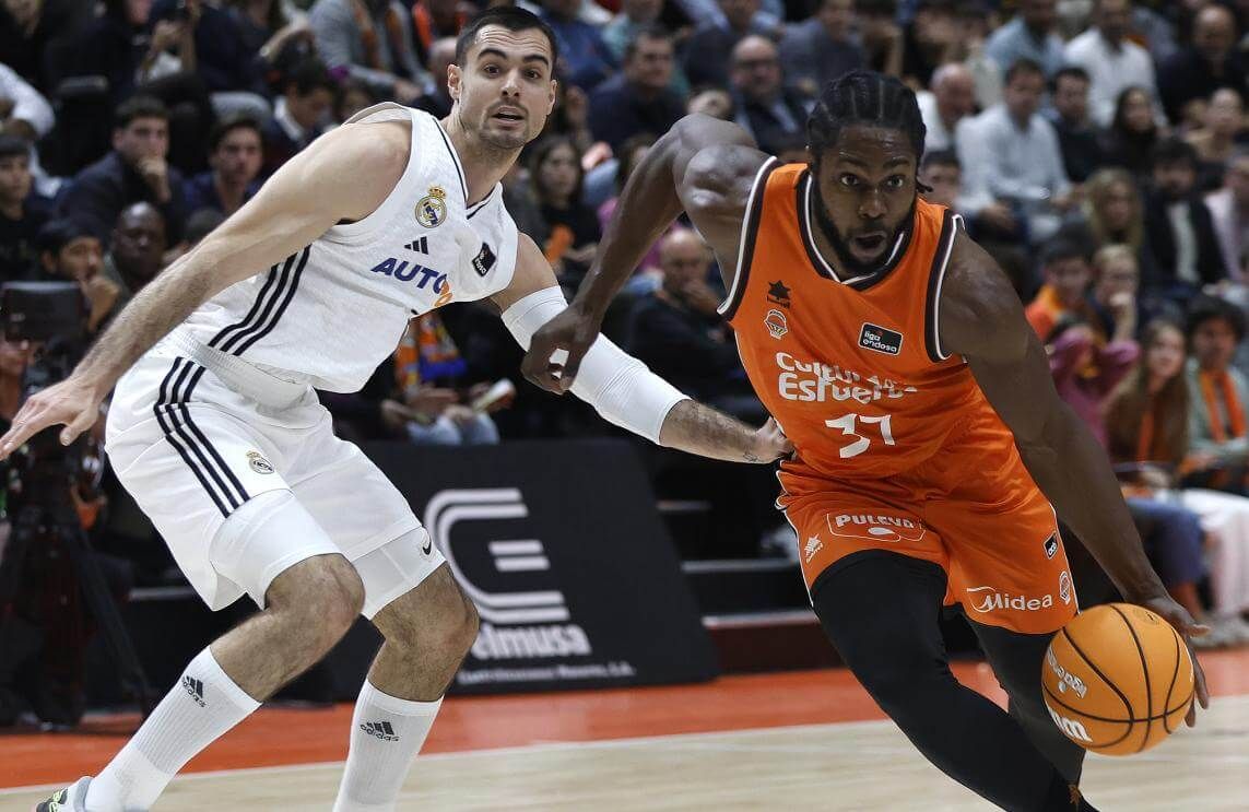 Valencia Basket afronta el reto de frenar la racha en Liga Endesa del Real Madrid