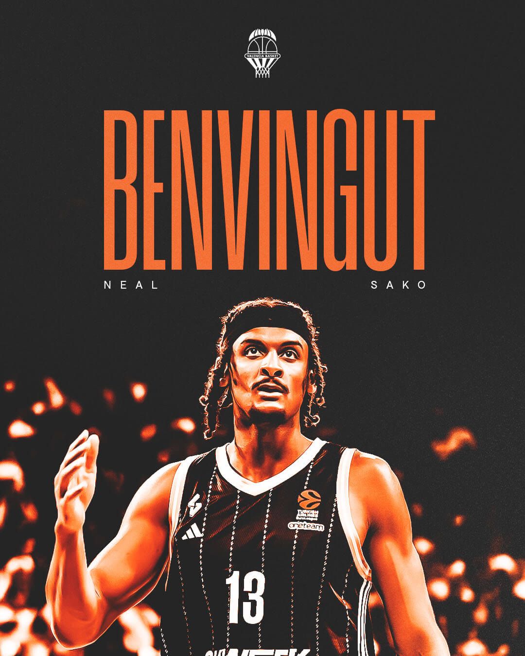 Valencia Basket ficha a Neal Sako, potencia y capacidad reboteadora para la pintura taronja