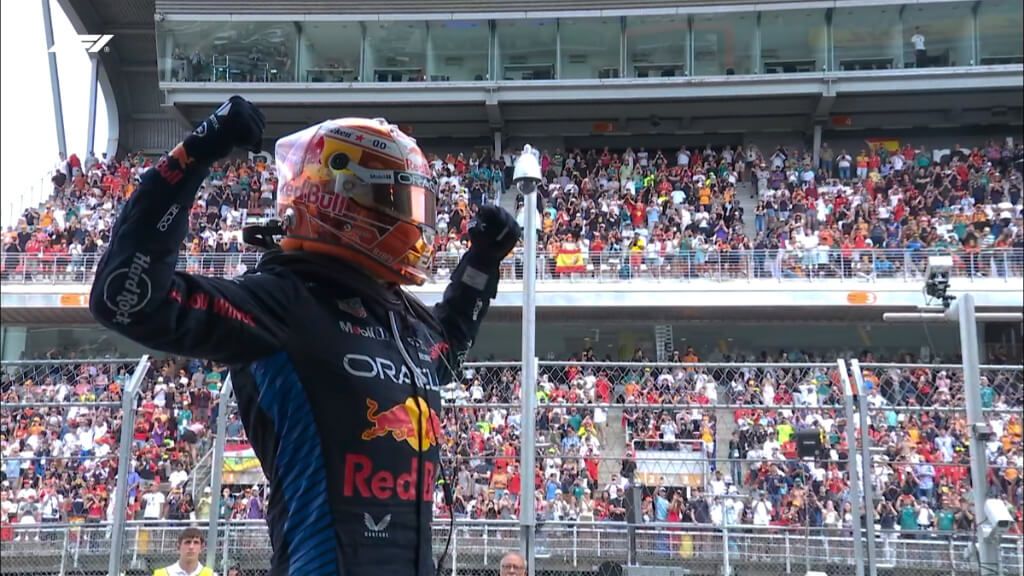  Max Verstappen, en el Gran Premio de España.