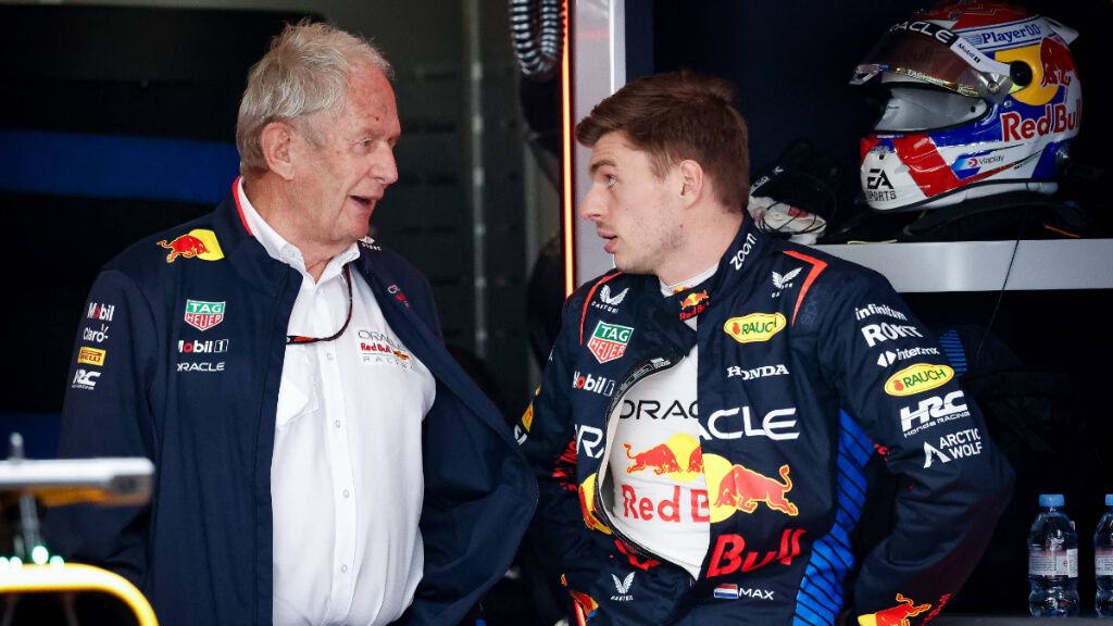 Max Verstappen y Helmut Marko, en el Mundial de Fórmula 1.