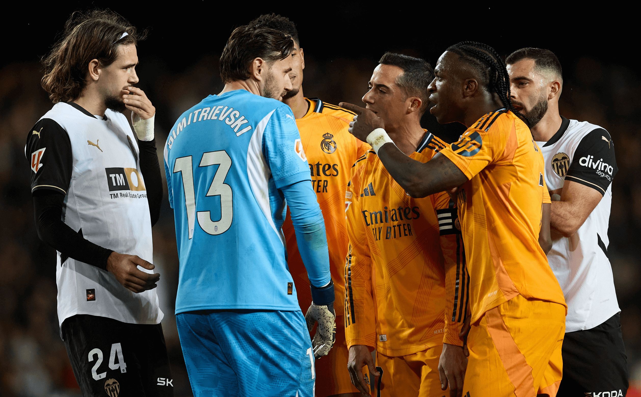  Vinícius, en Mestalla.