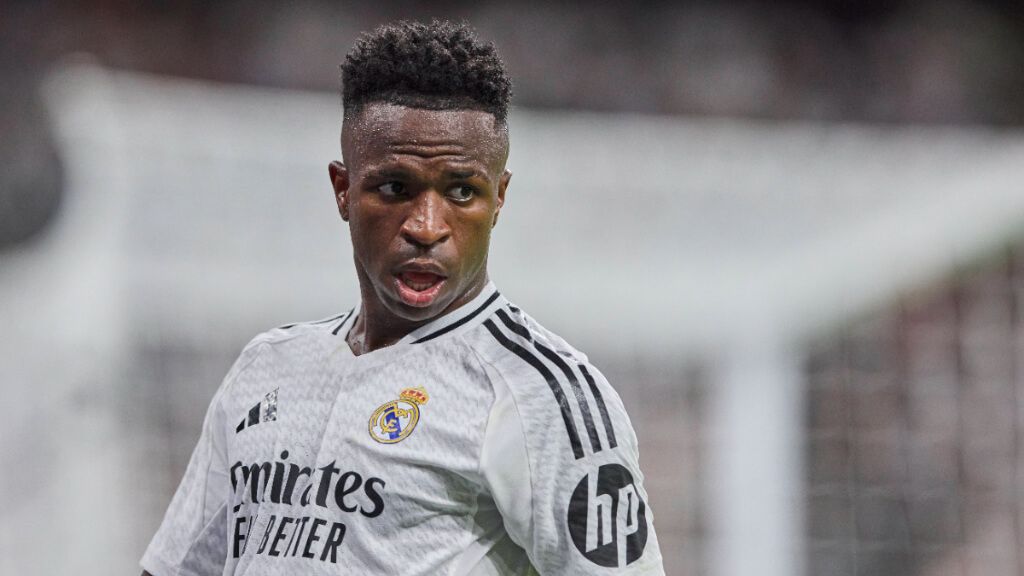  Vinicius Jr durante un partido con el Real Madrid (Fuente: Cordon Press)