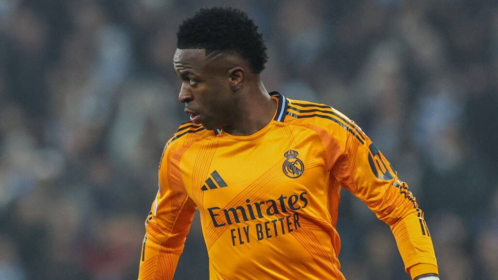  Vinicius Jr durante el partido ante el Manchester City