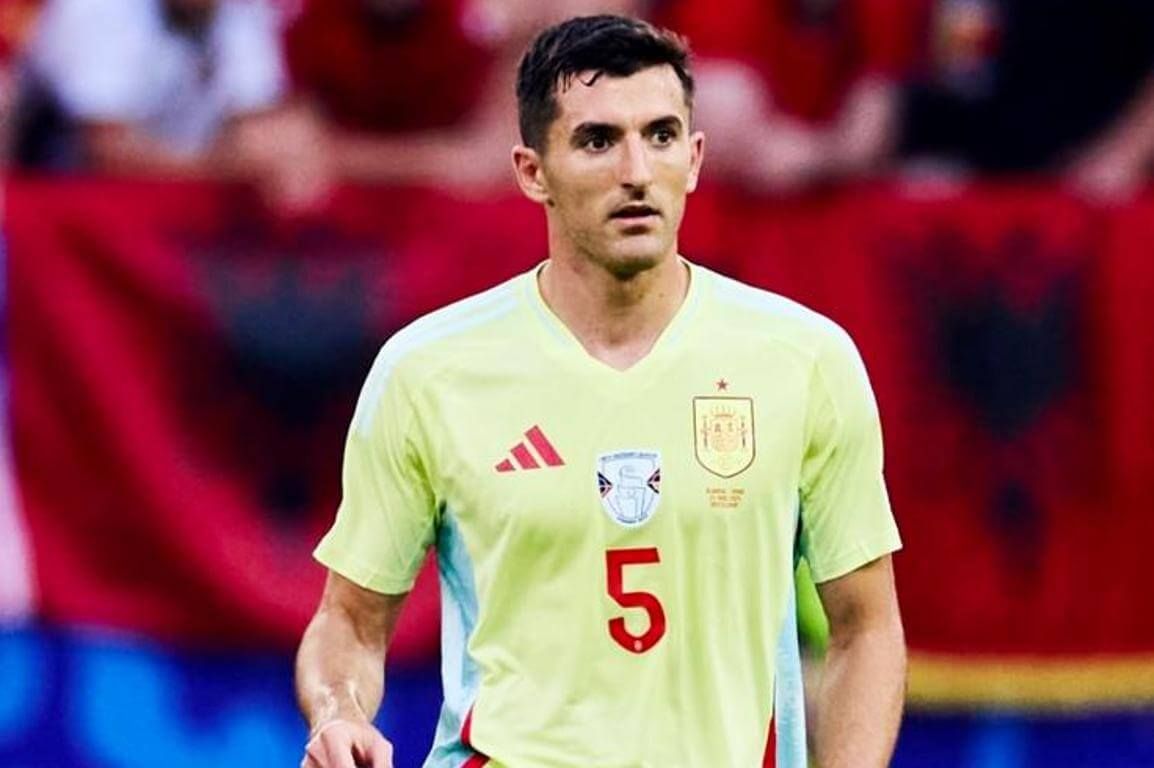 Debut del central del Athletic Club Dani Vivian, en la Eurocopa de Alemania.