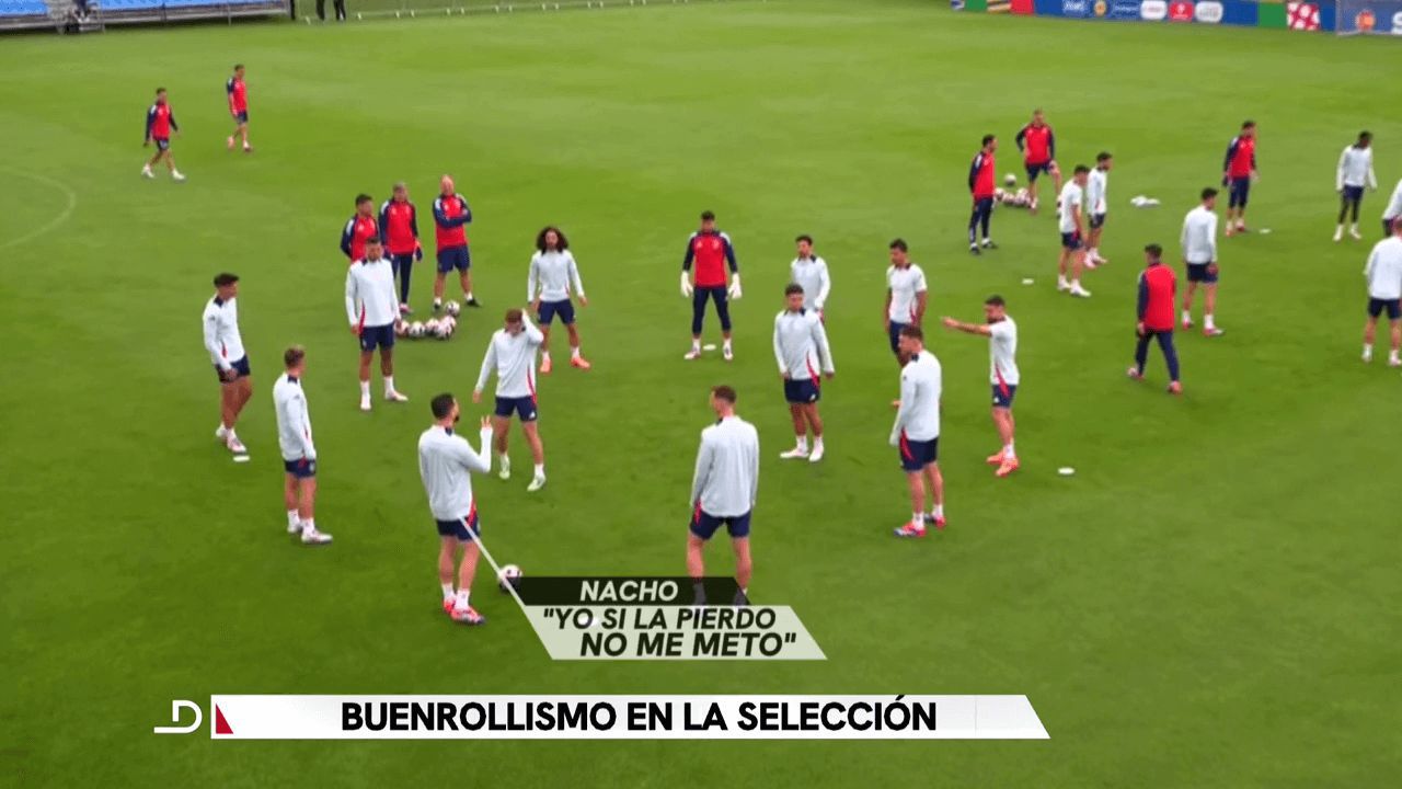  La Selección Española en el último entrenamiento (ElDesmarque)