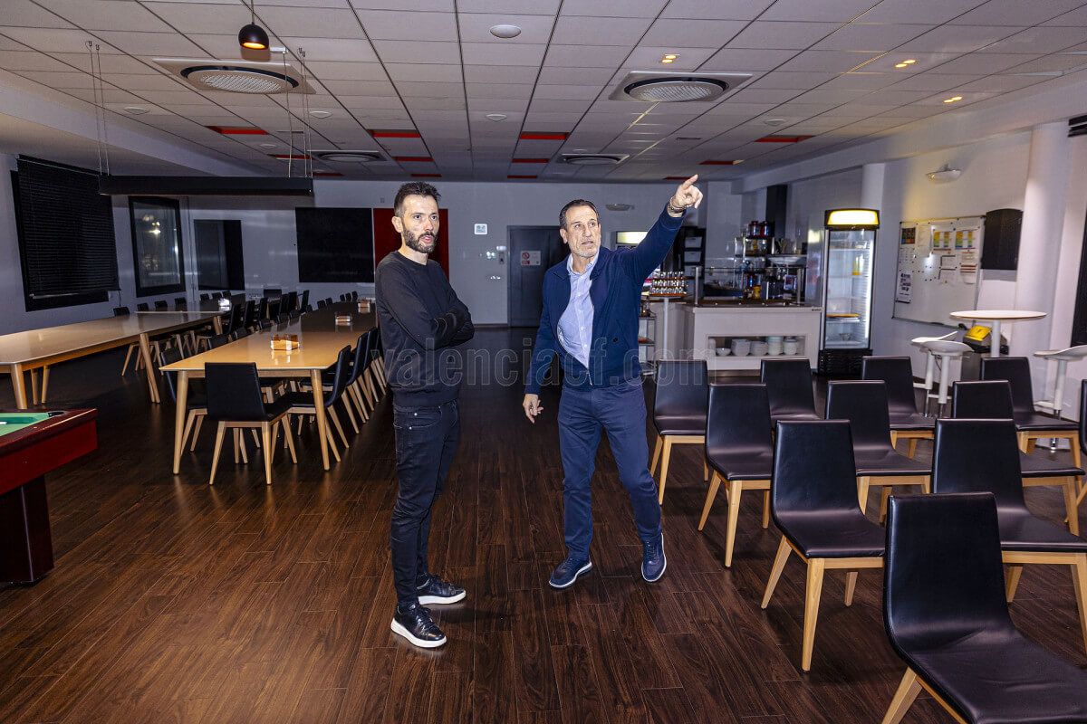  Voro y Carlos Corberán en Paterna