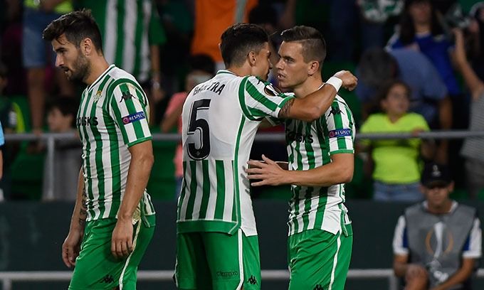 Lo Celso, ante el Dudelange.