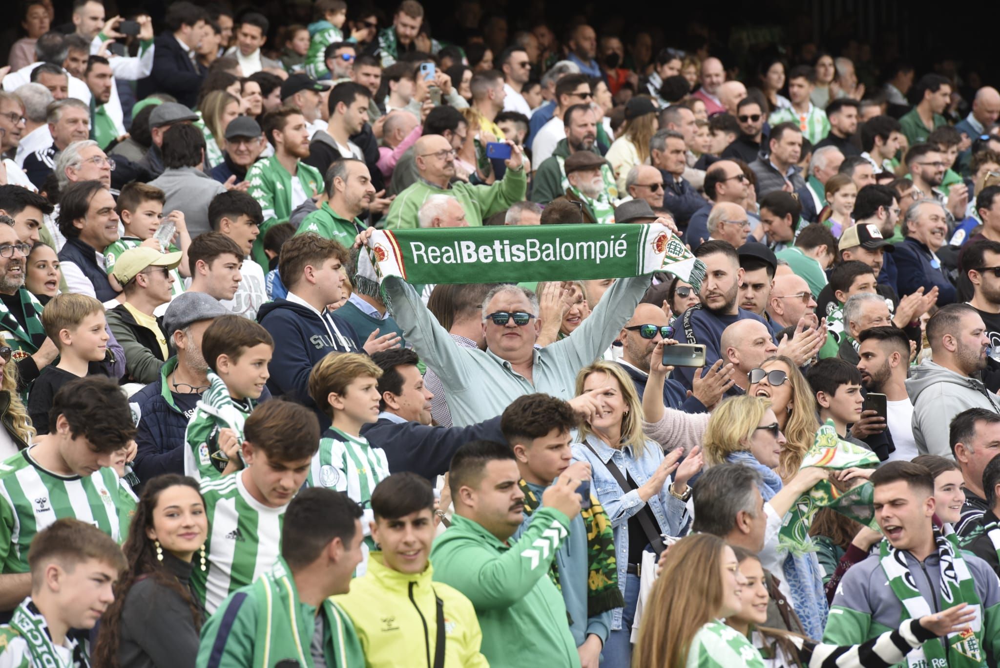  El Benito Villamarín, antes del partido.