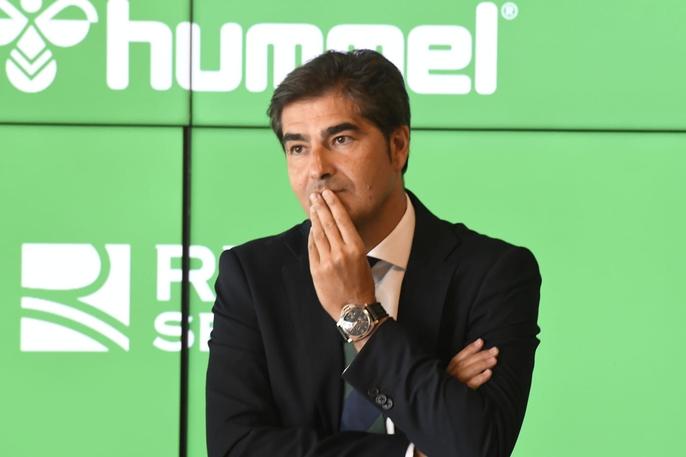 Ángel Haro, en la ciudad deportiva.