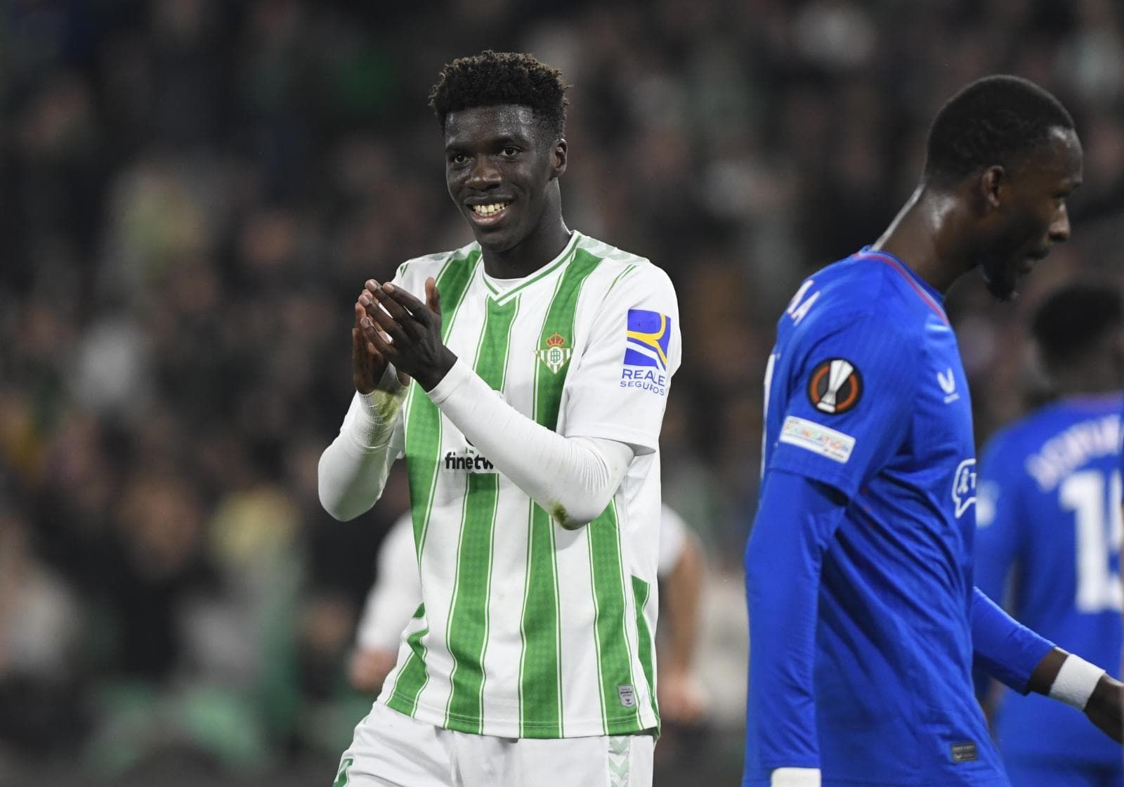 Diao, ante el Rangers.