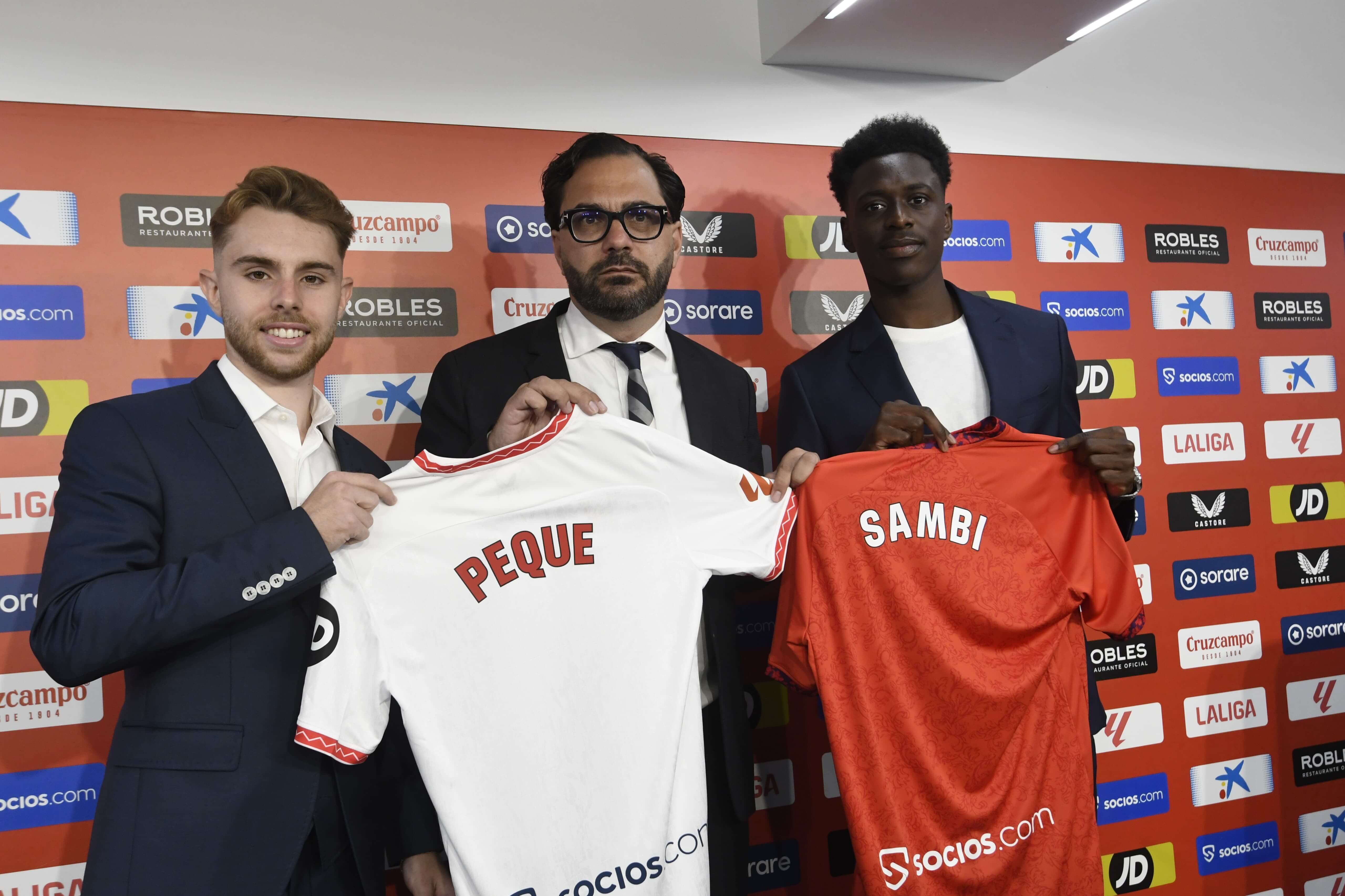  Víctor Orta, en la presentación de Peque y Lokonga