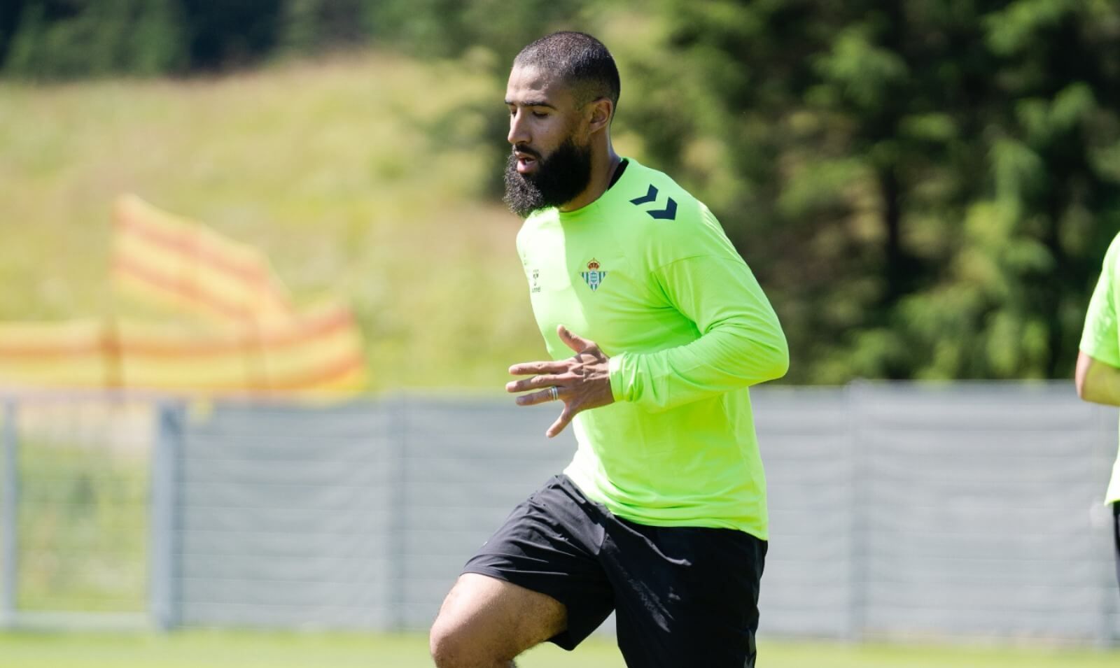 Nabil Fekir, entrenando en Austria