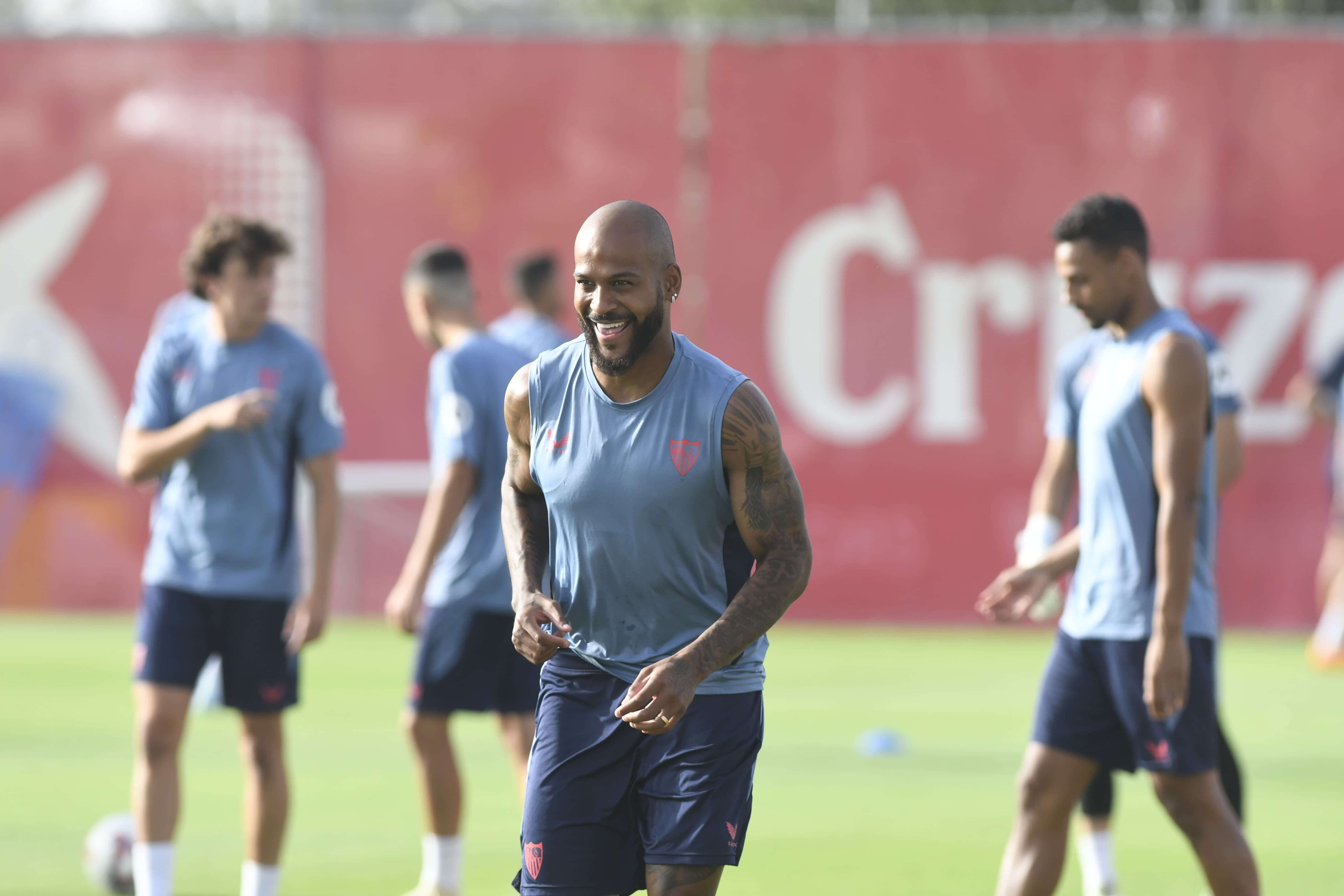  Marcao, en el entrenamiento