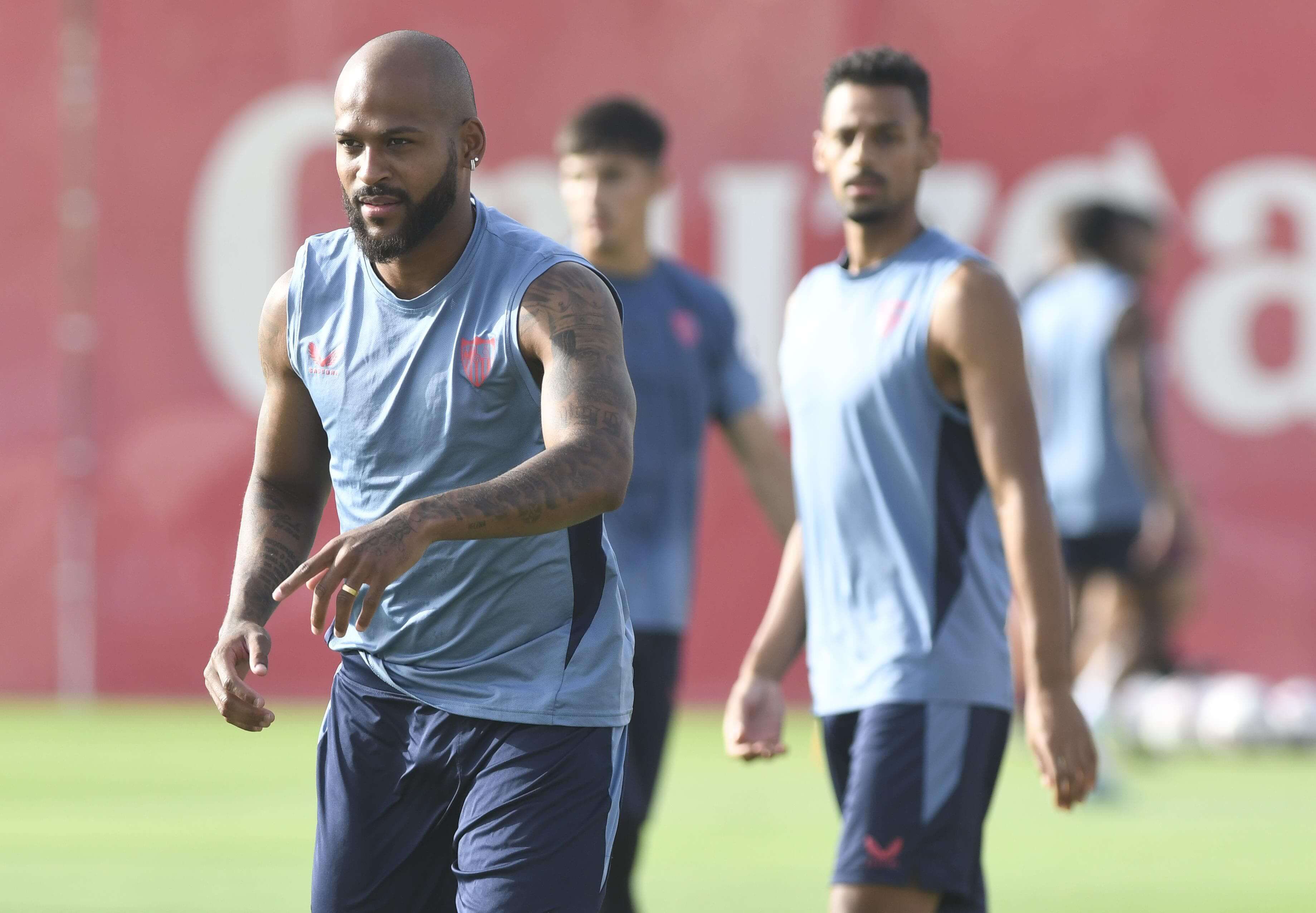  Marcao, en un entrenamiento