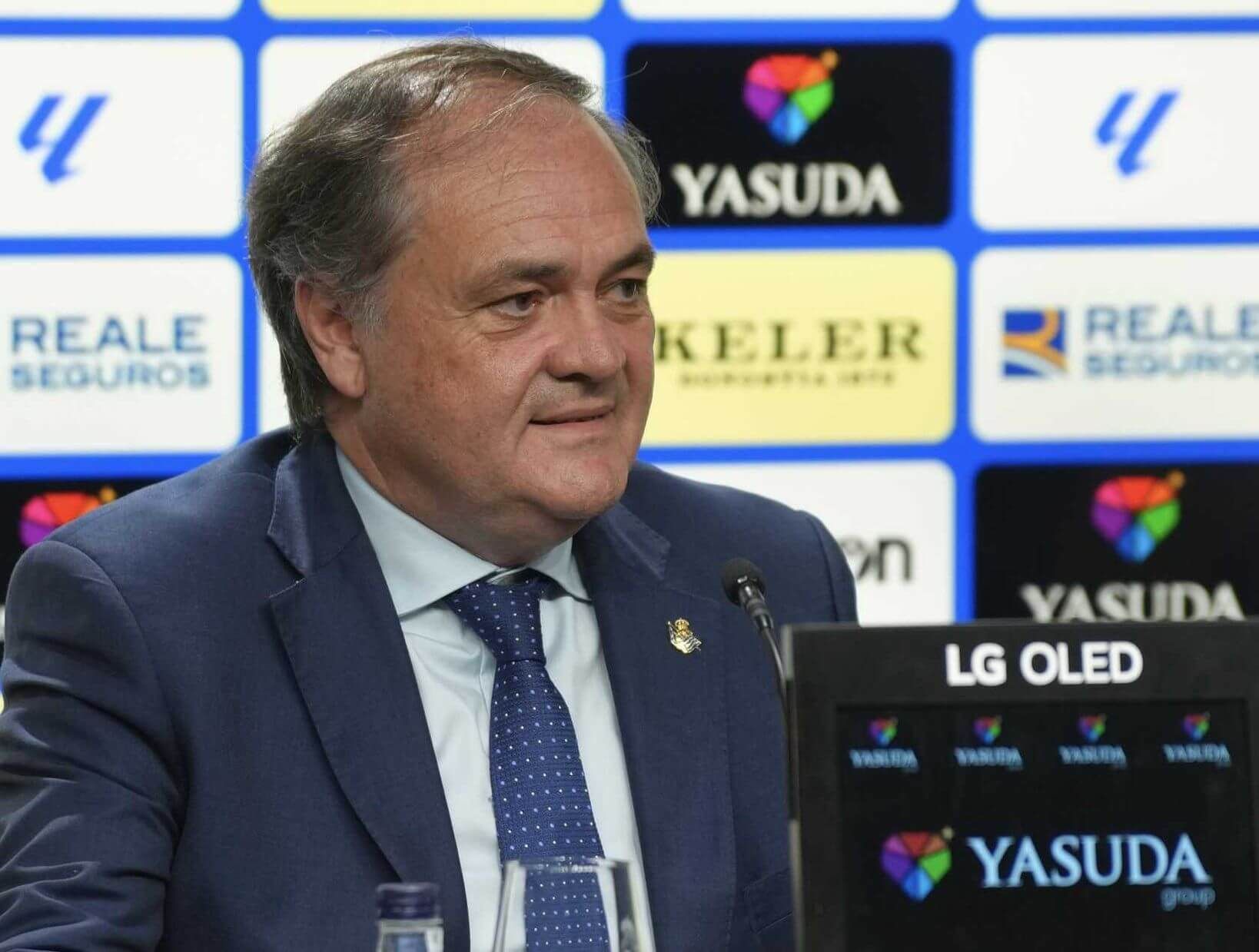 Jokin Aperribay, presidente de la Real Sociedad