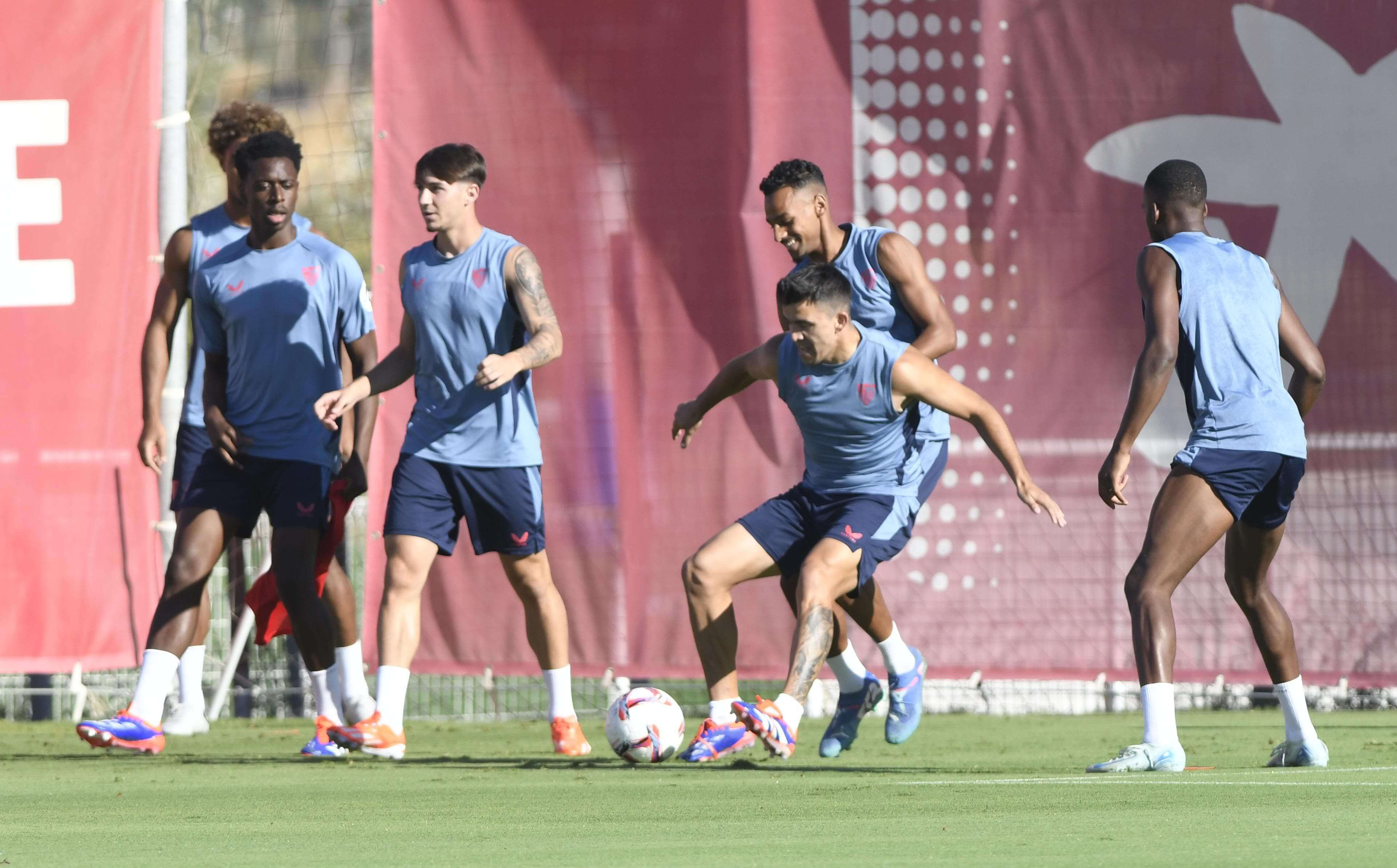  Acuña, en el entrenamiento