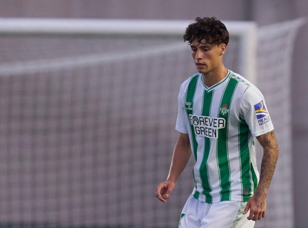  Damián Canedo, en un partido con el Betis