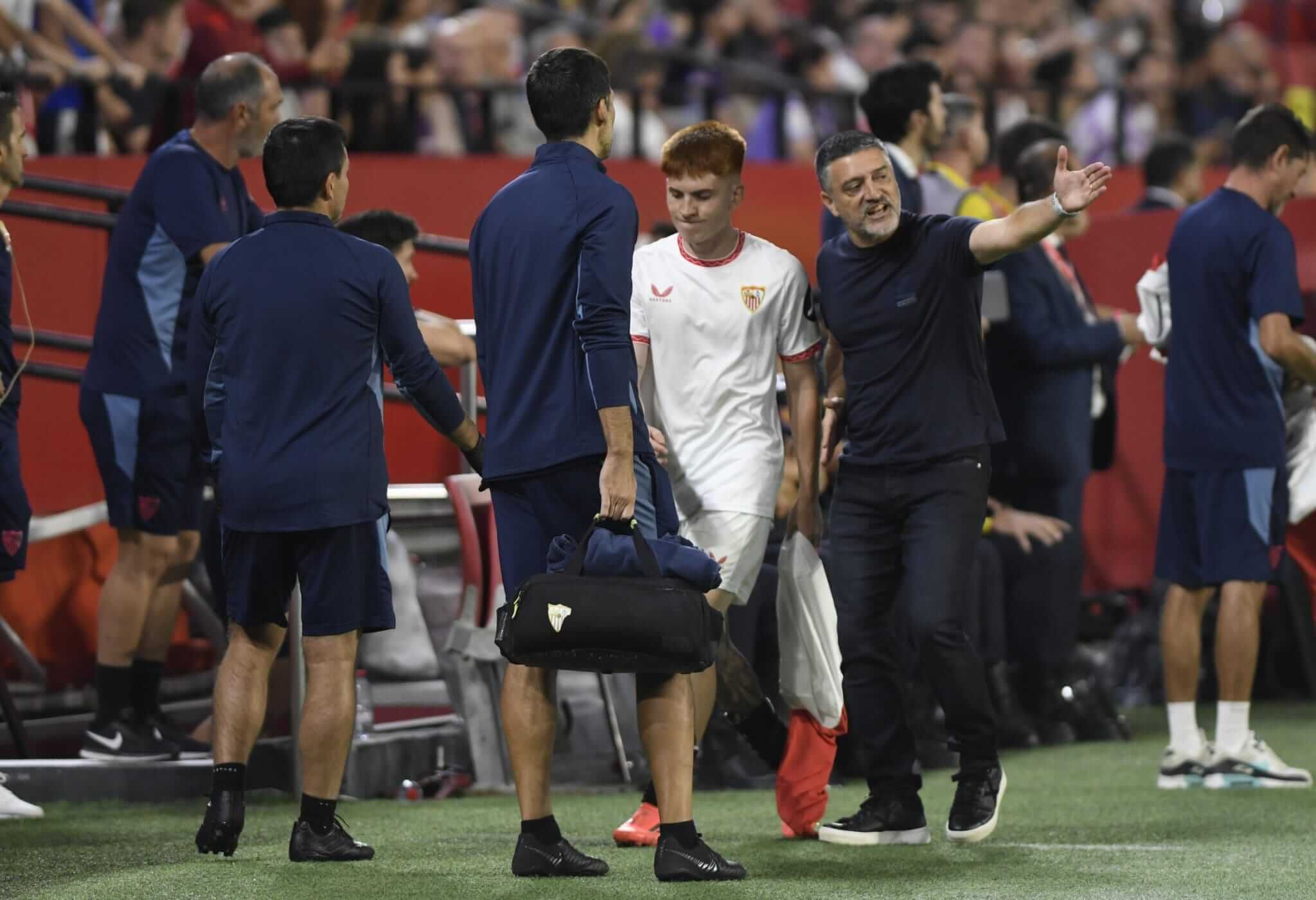 García Pimienta, tras la sustitución de Valentín Barco.