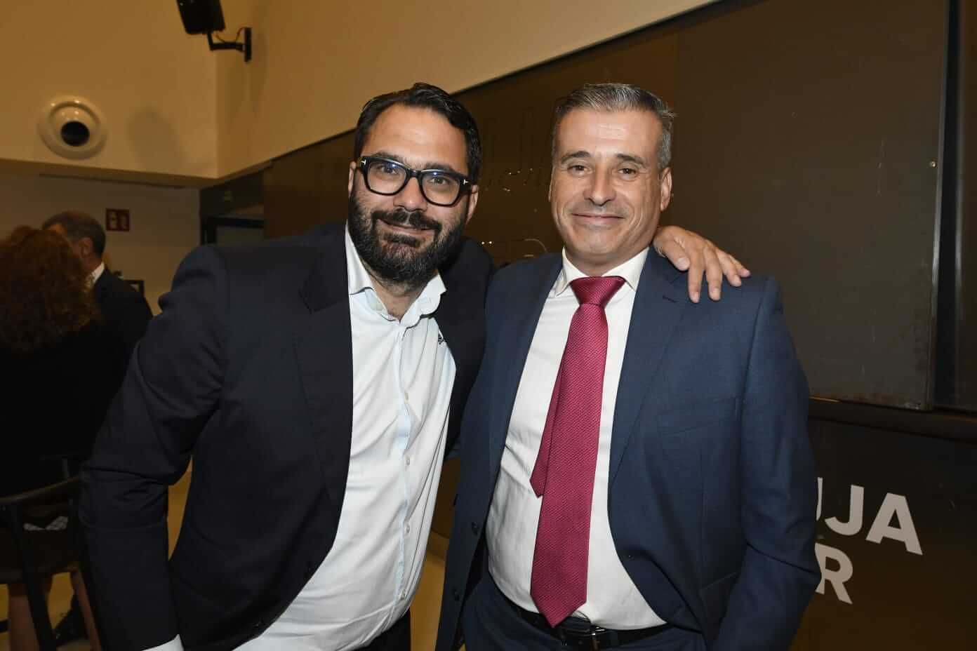  Víctor Orta y Miguel Ángel Gómez, en la II Gala Desmarcadas.