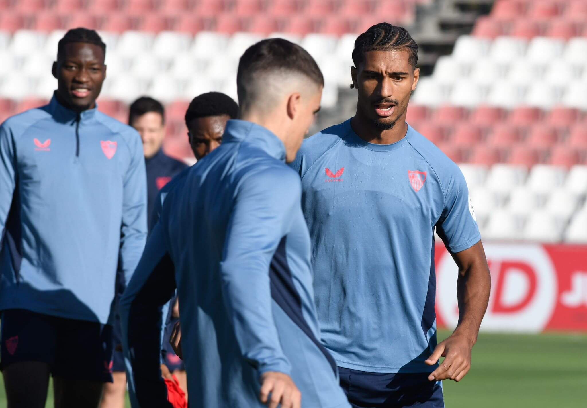  Loic Badé, en la sesión del jueves.