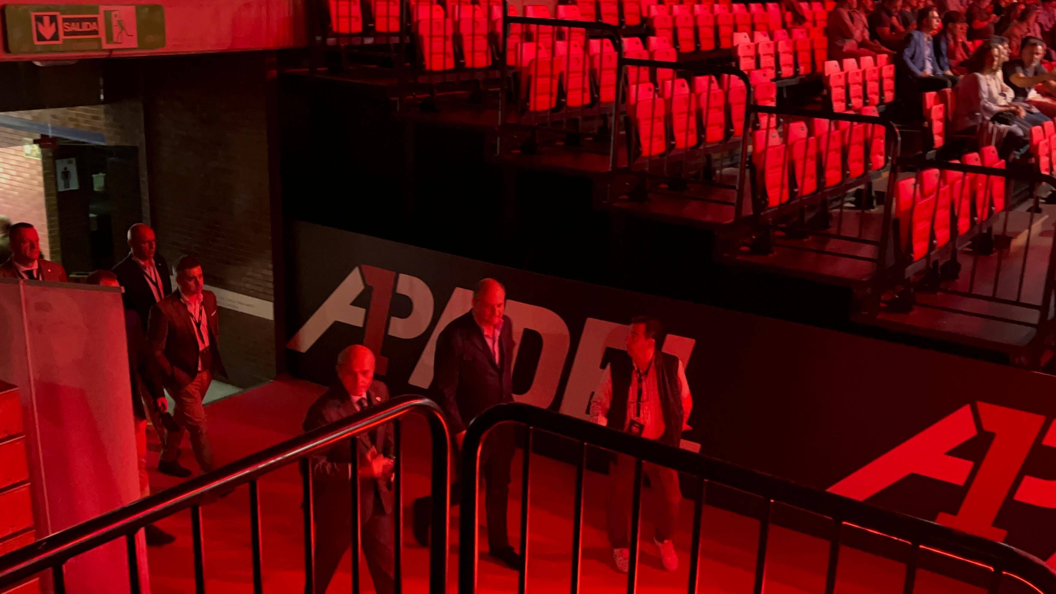 Del Nido Benavente y Fabrice Pastor, en San Pablo.