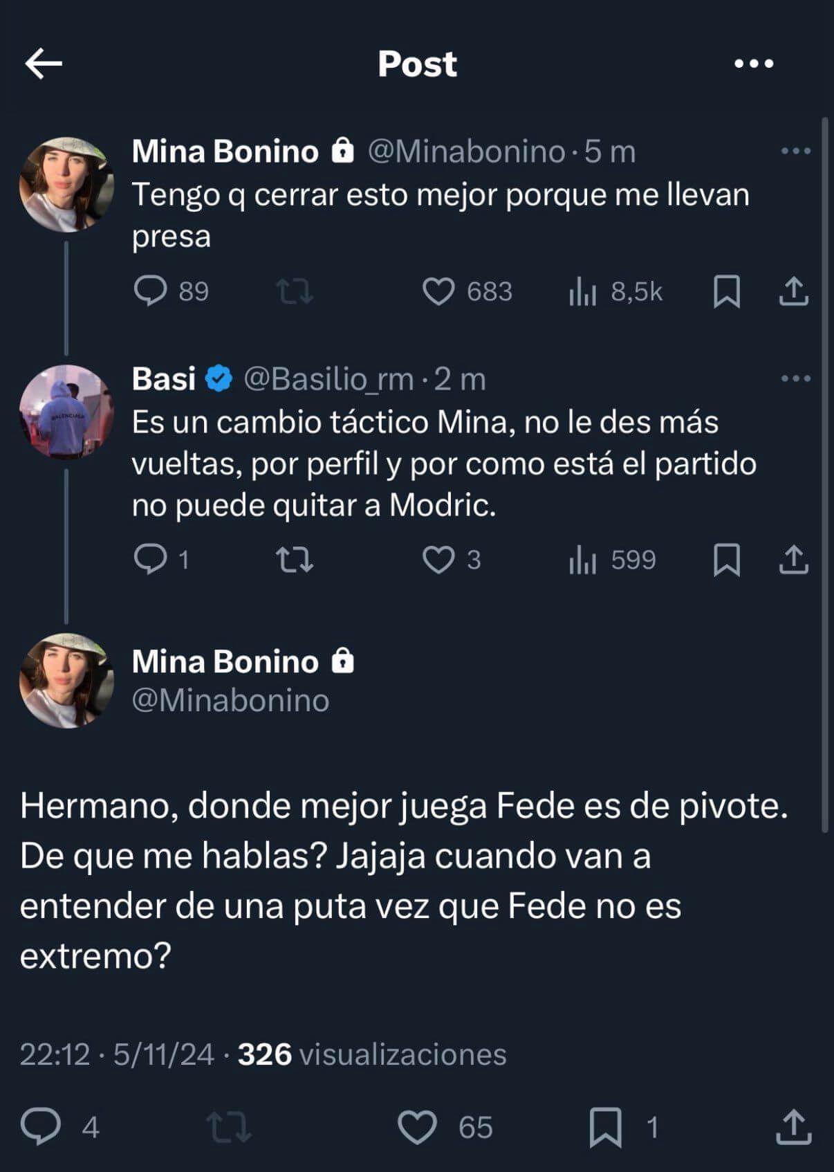  Mina Bonino carga contra Carlo Ancelotti.