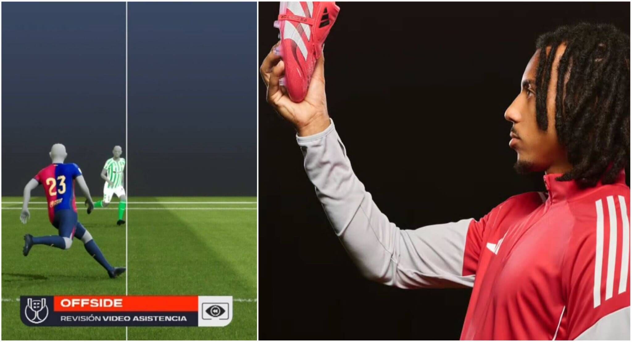 Imágenes del fuera de juego ante el Betis y de Jules Koundé.