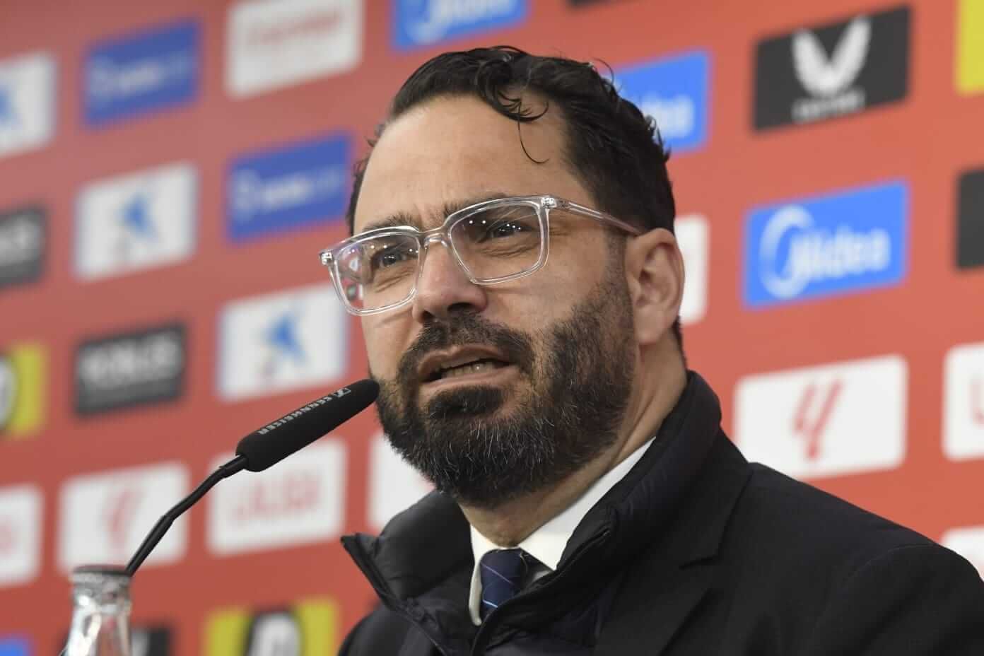  Víctor Orta, en su comparecencia de prensa