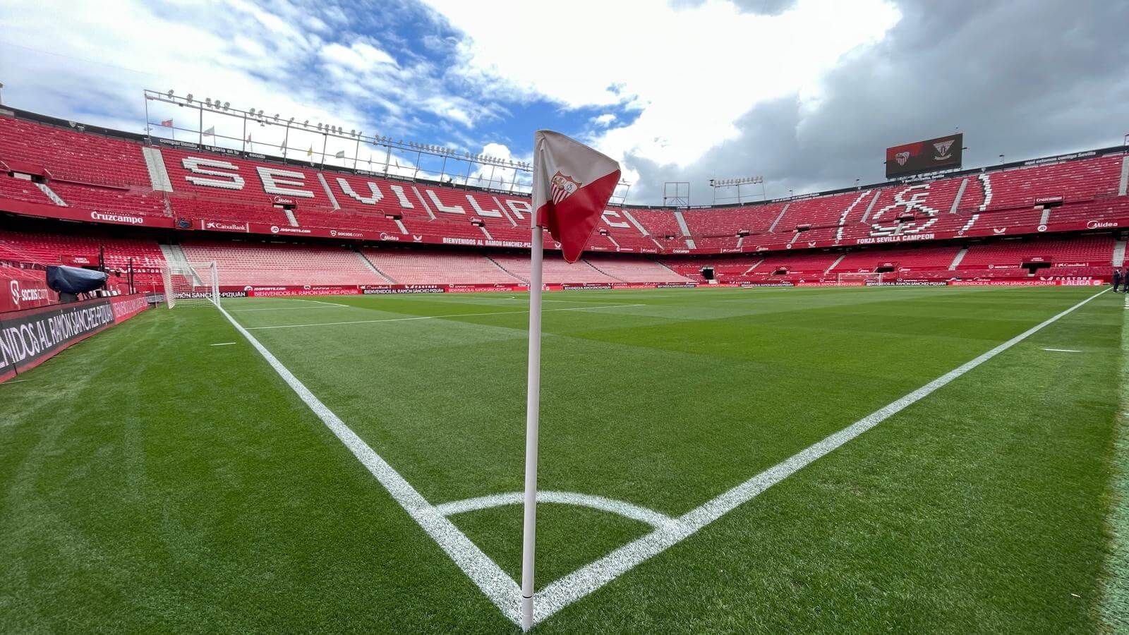  El Sánchez-Pizjuán, preparado para el Sevilla-Leganés.