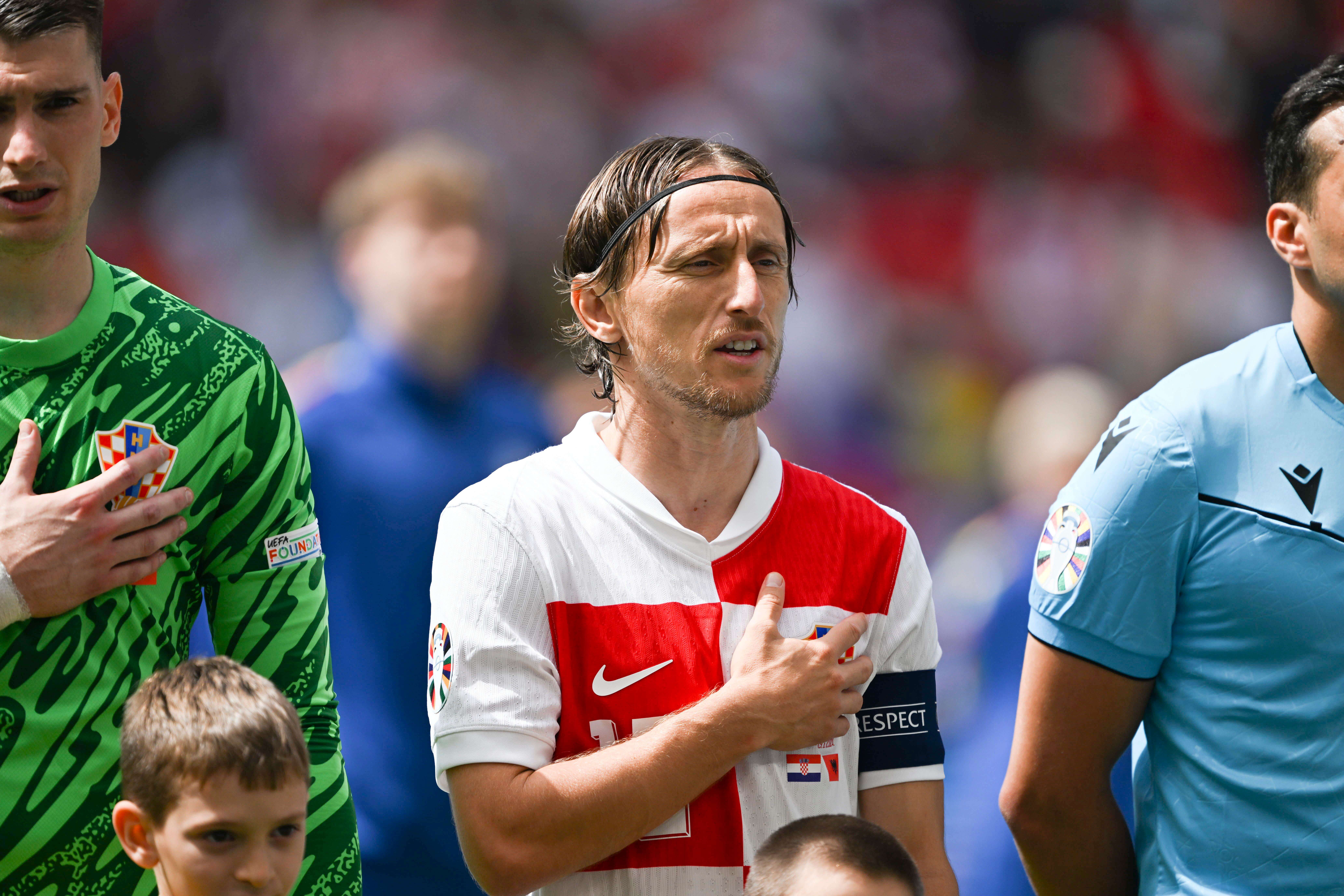 Luka Modric con Croacia en la Eurocopa (Cordon Press)