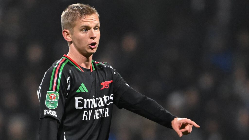  Zinchenko, en un partido con el Arsenal (Cordon Press)