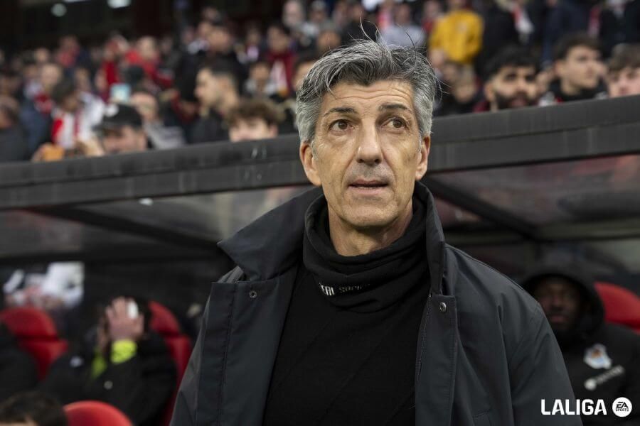 Imanol Alguacil en Vallecas.