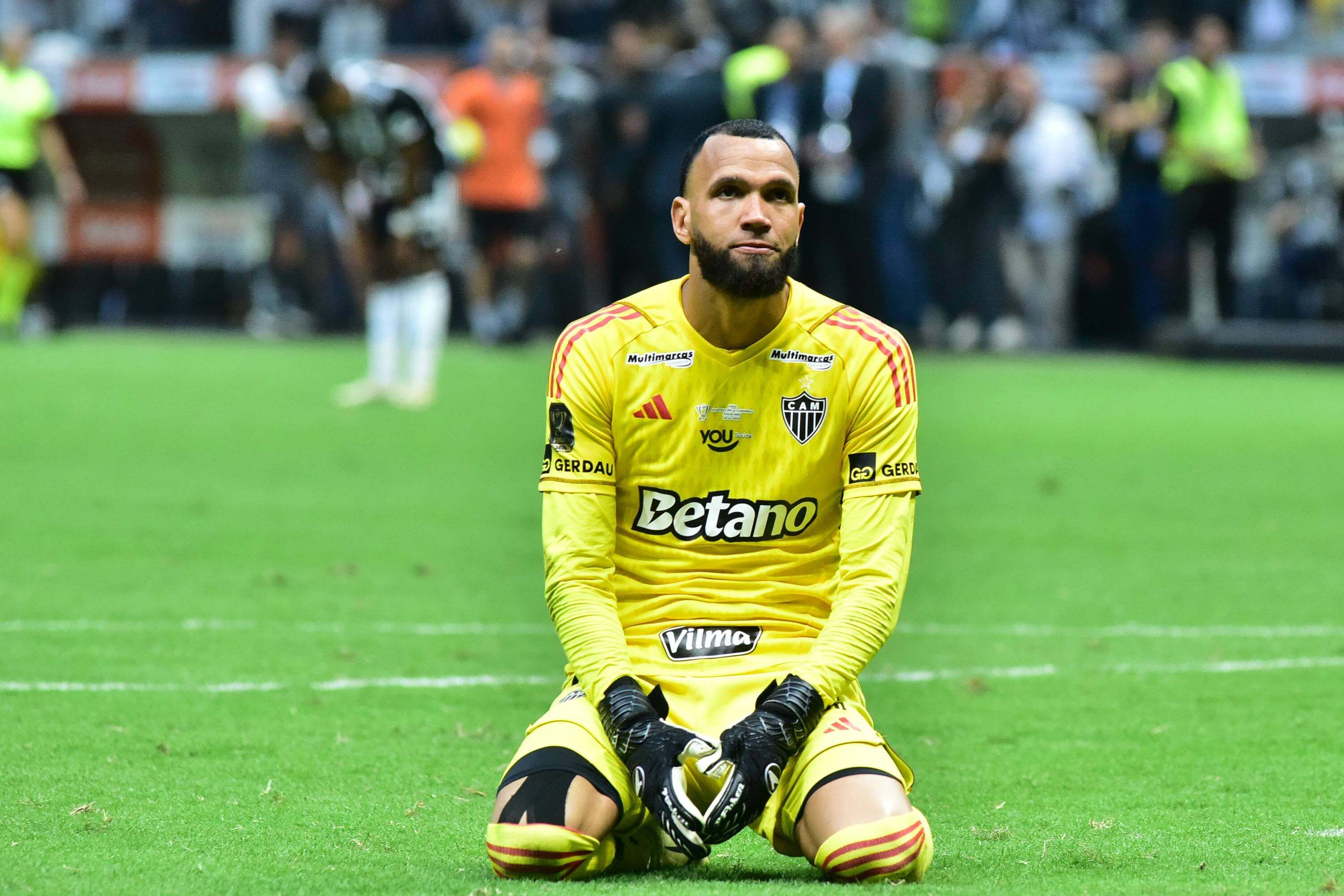 Portero del Atlético Mineiro, tras perder la Copa de Brasil.