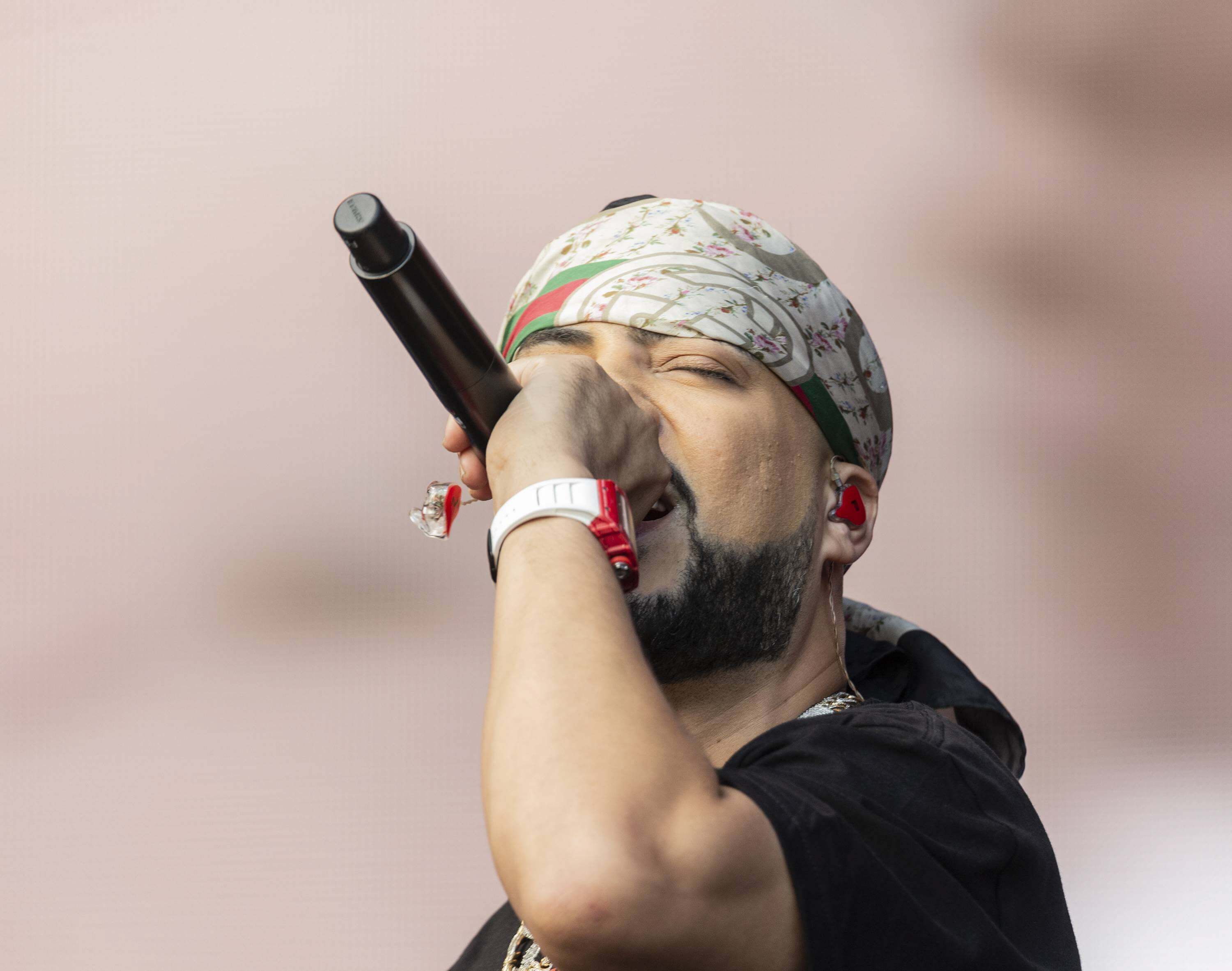  French Montana, durante un concierto