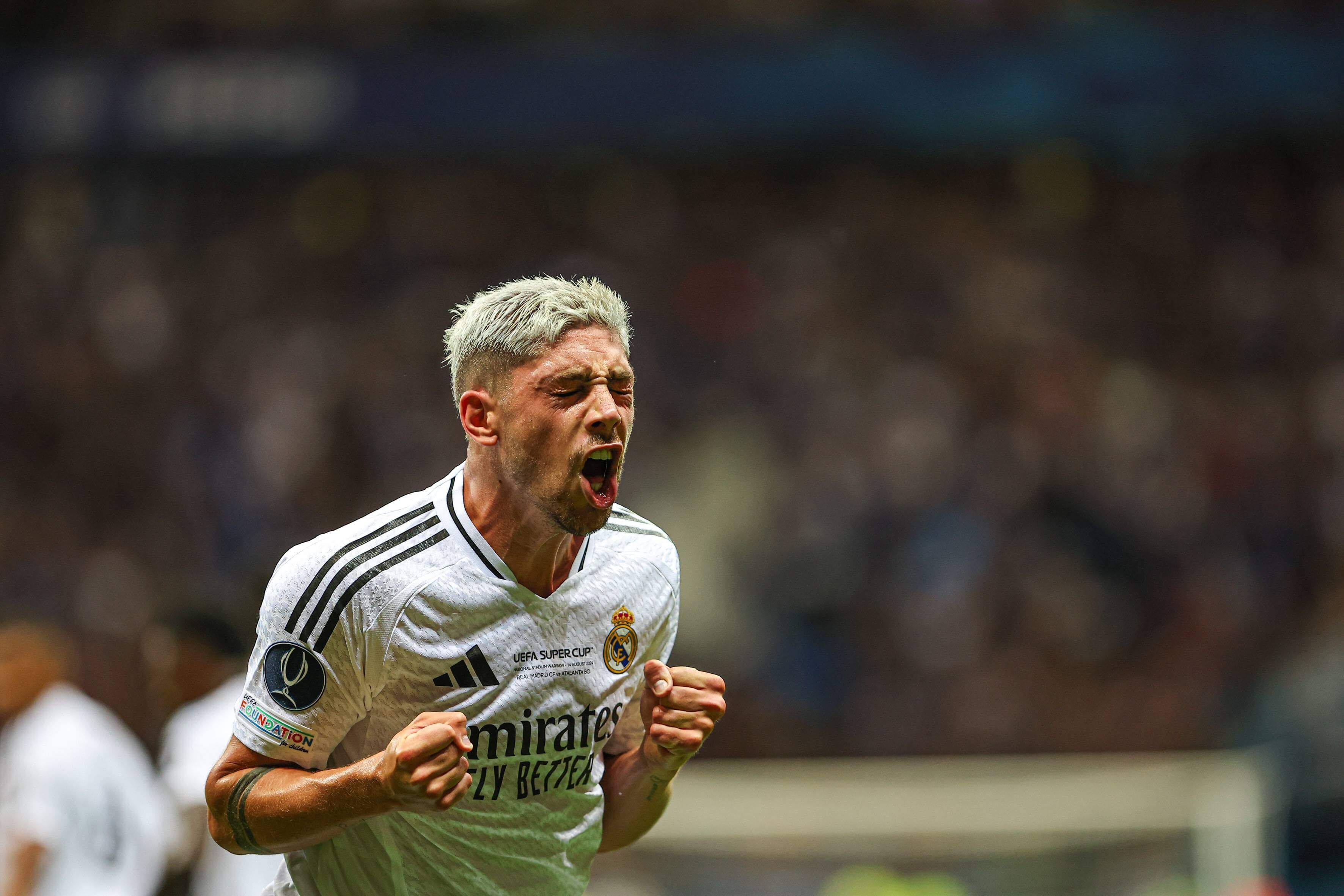  Fede Valverde, en un partido con el Real Madrid