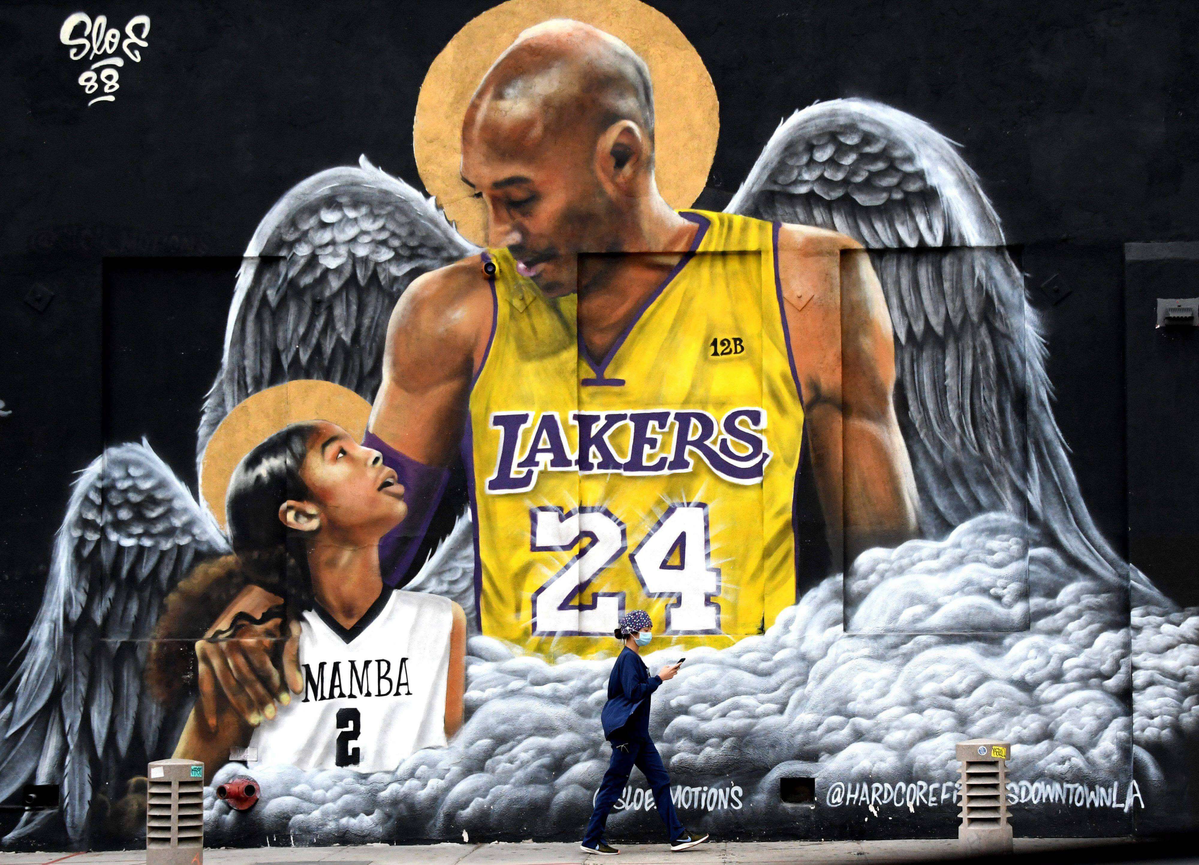 El mural de Kobe y Gigi Bryant