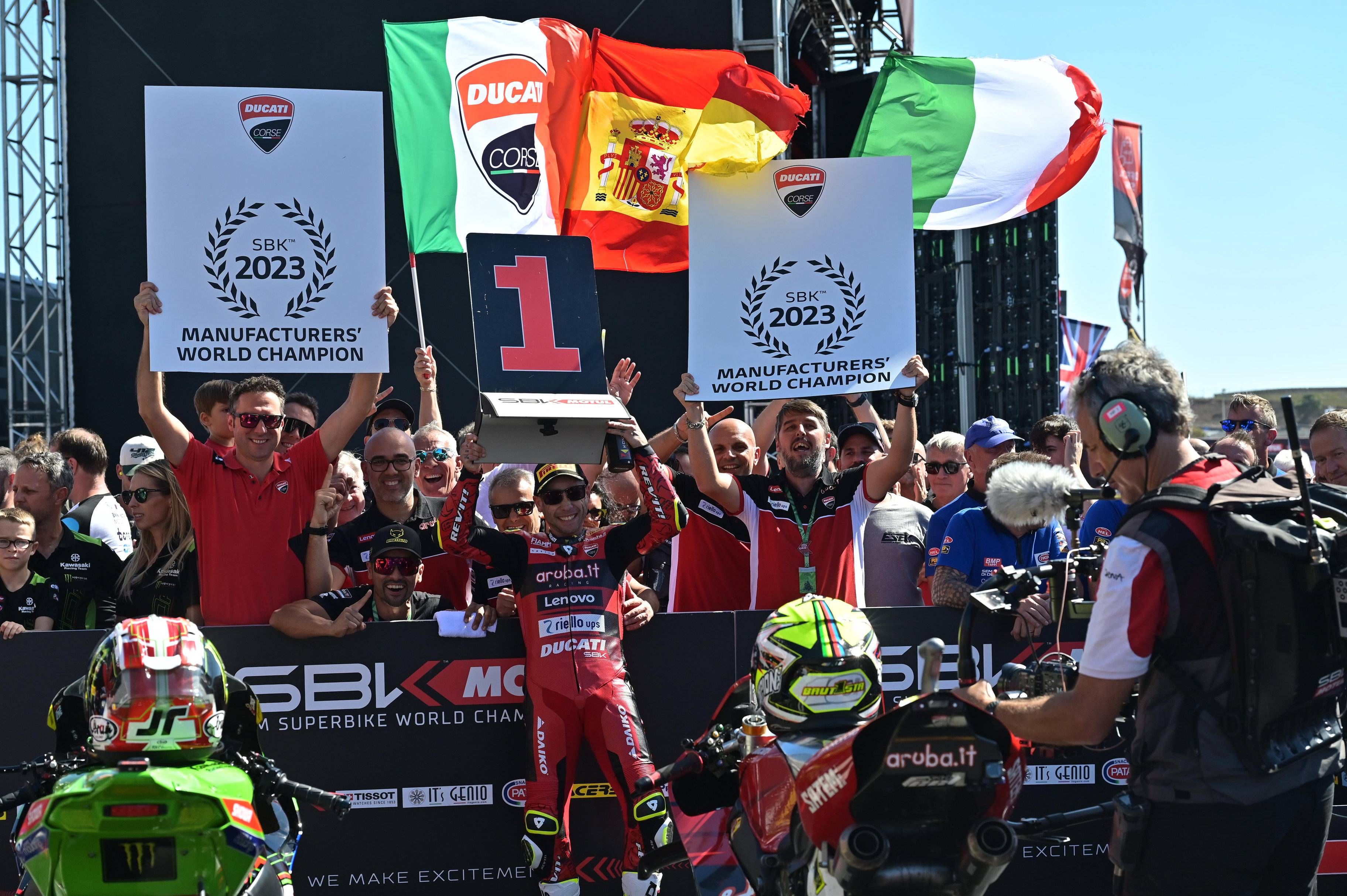  Álvaro Bautista, en la Ronda de Portimao (Cordon Press).