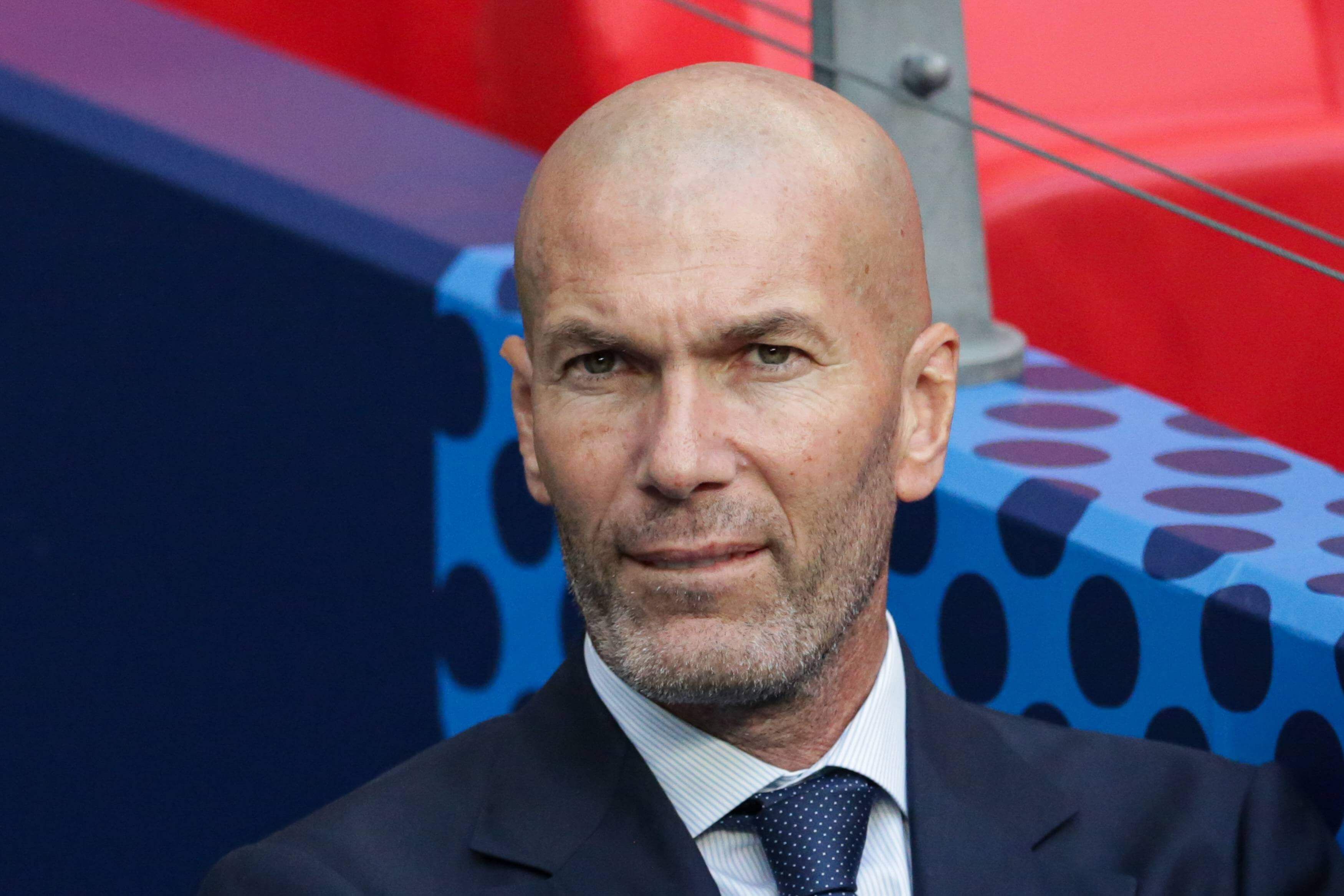 Zinedine Zidane en la final de la Champions League.