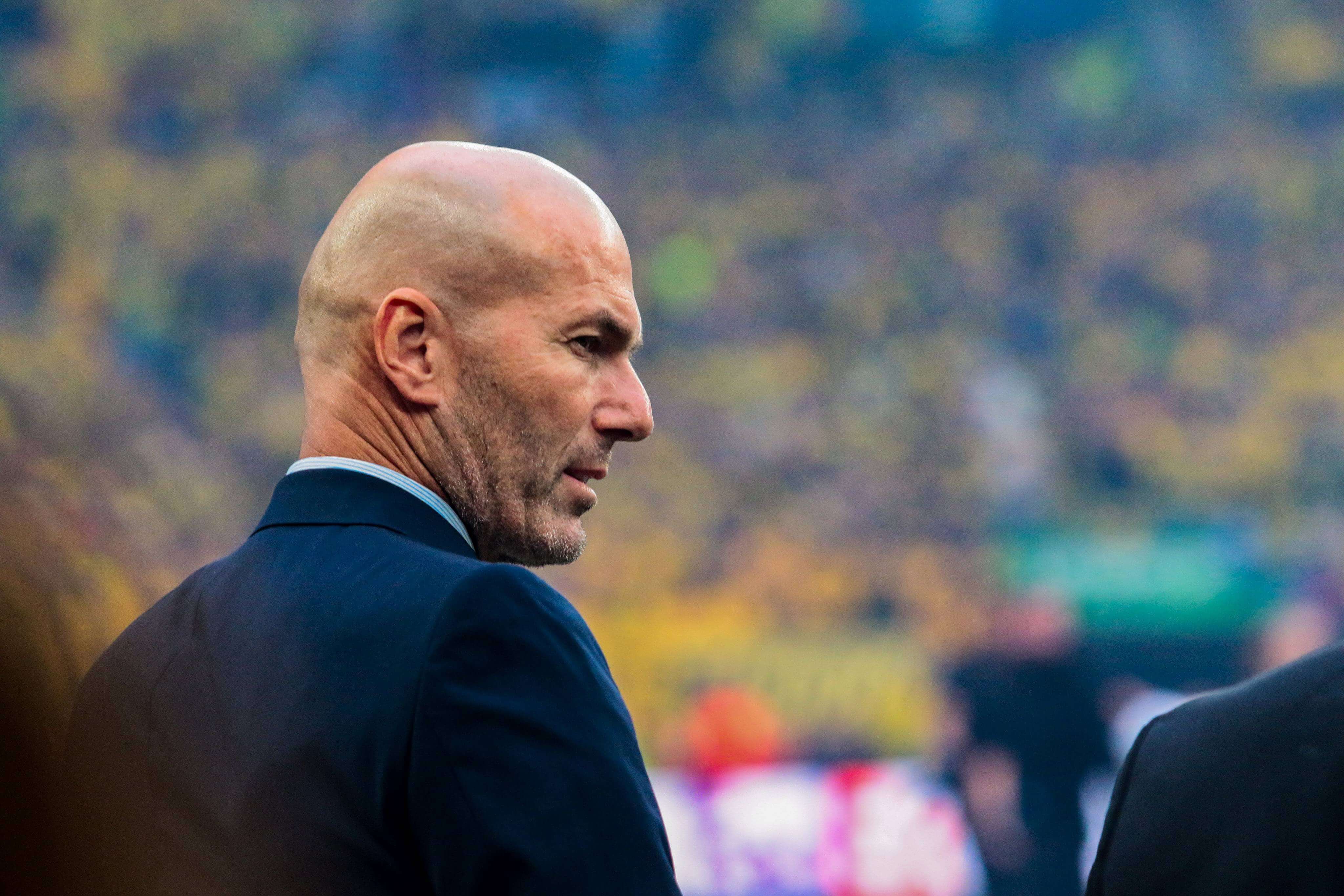  Zinedine Zidane en la final de la Champions League.
