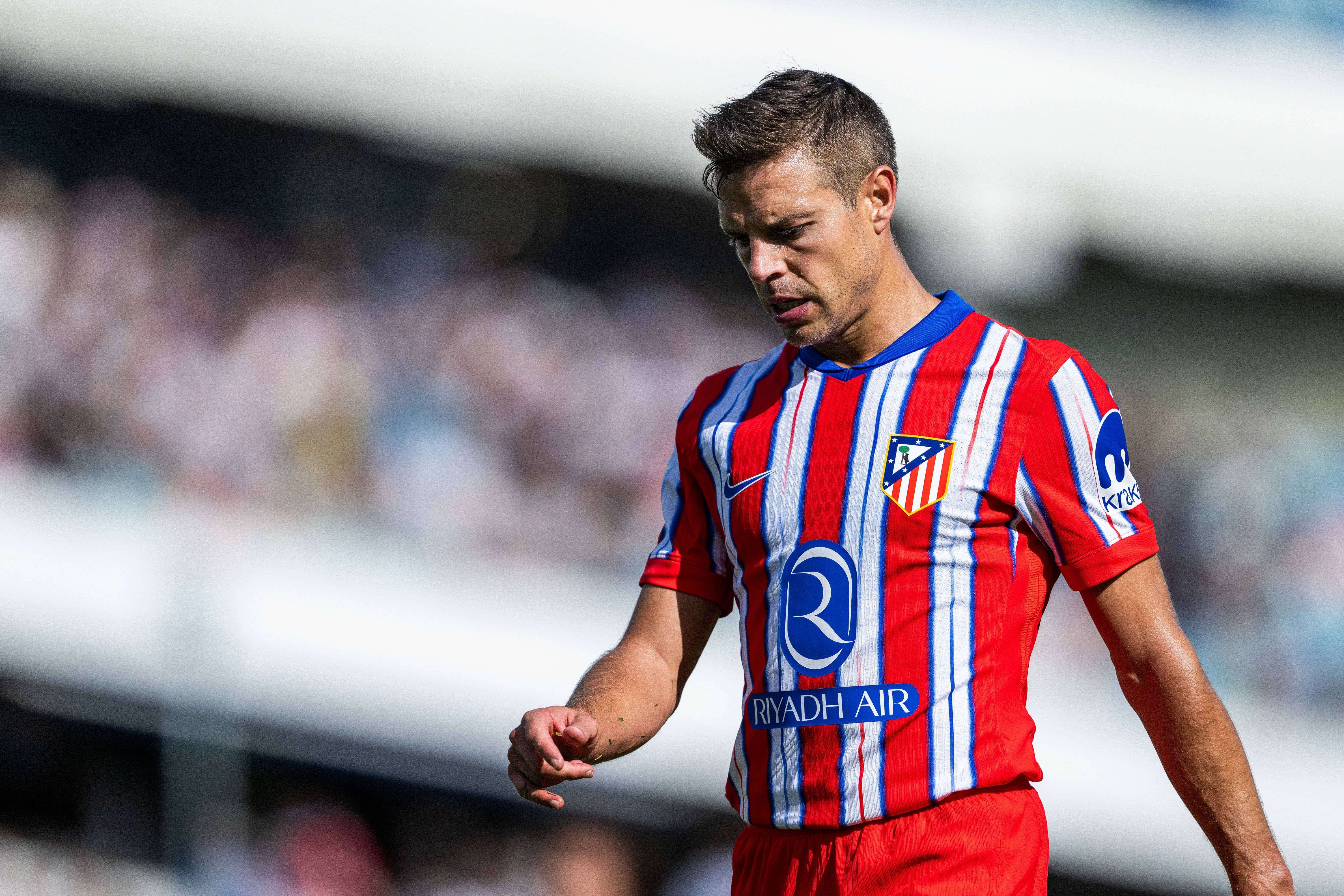  César Azpilicueta, en un partido del Atlético.