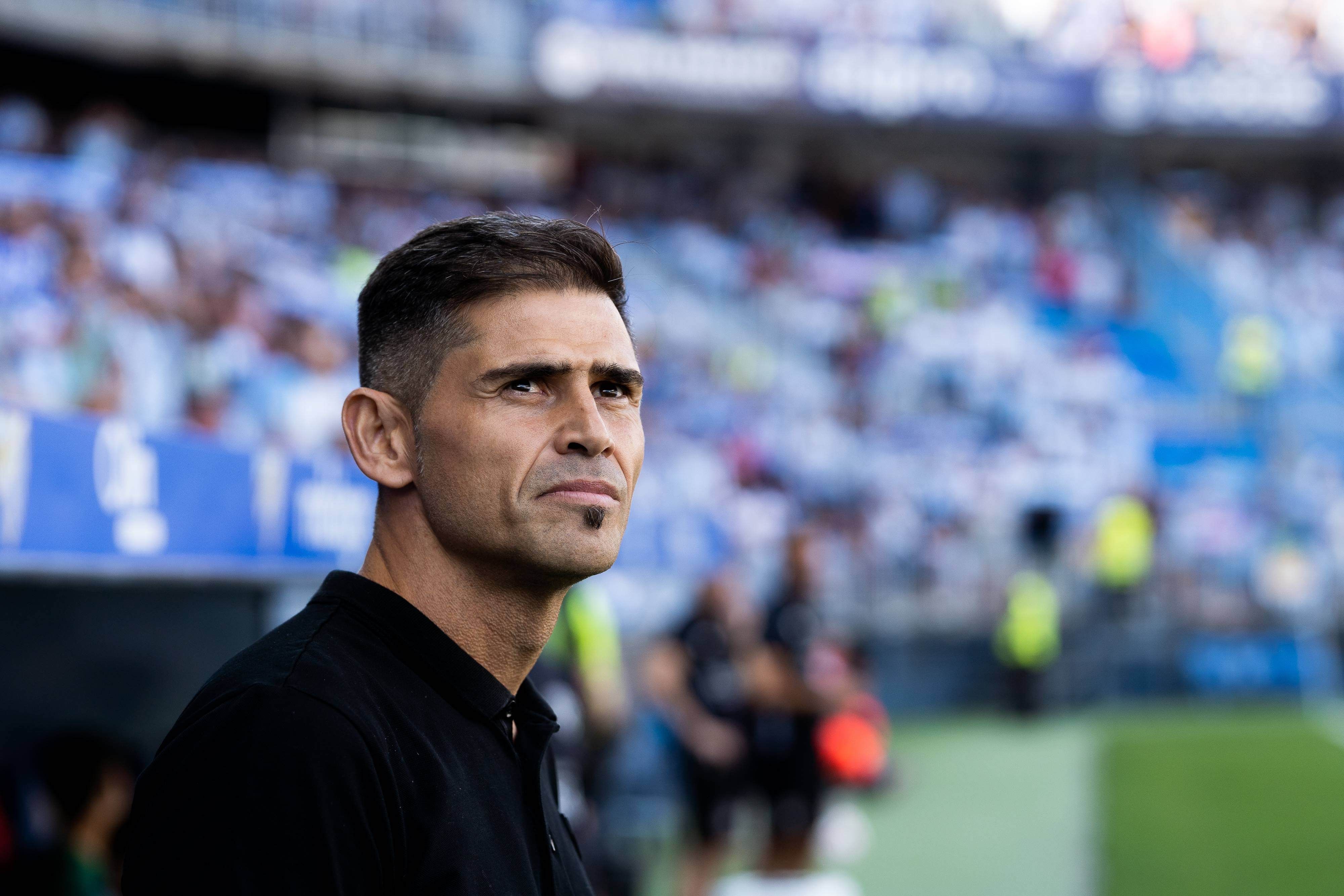  Antonio Hidalgo en La Rosaleda.