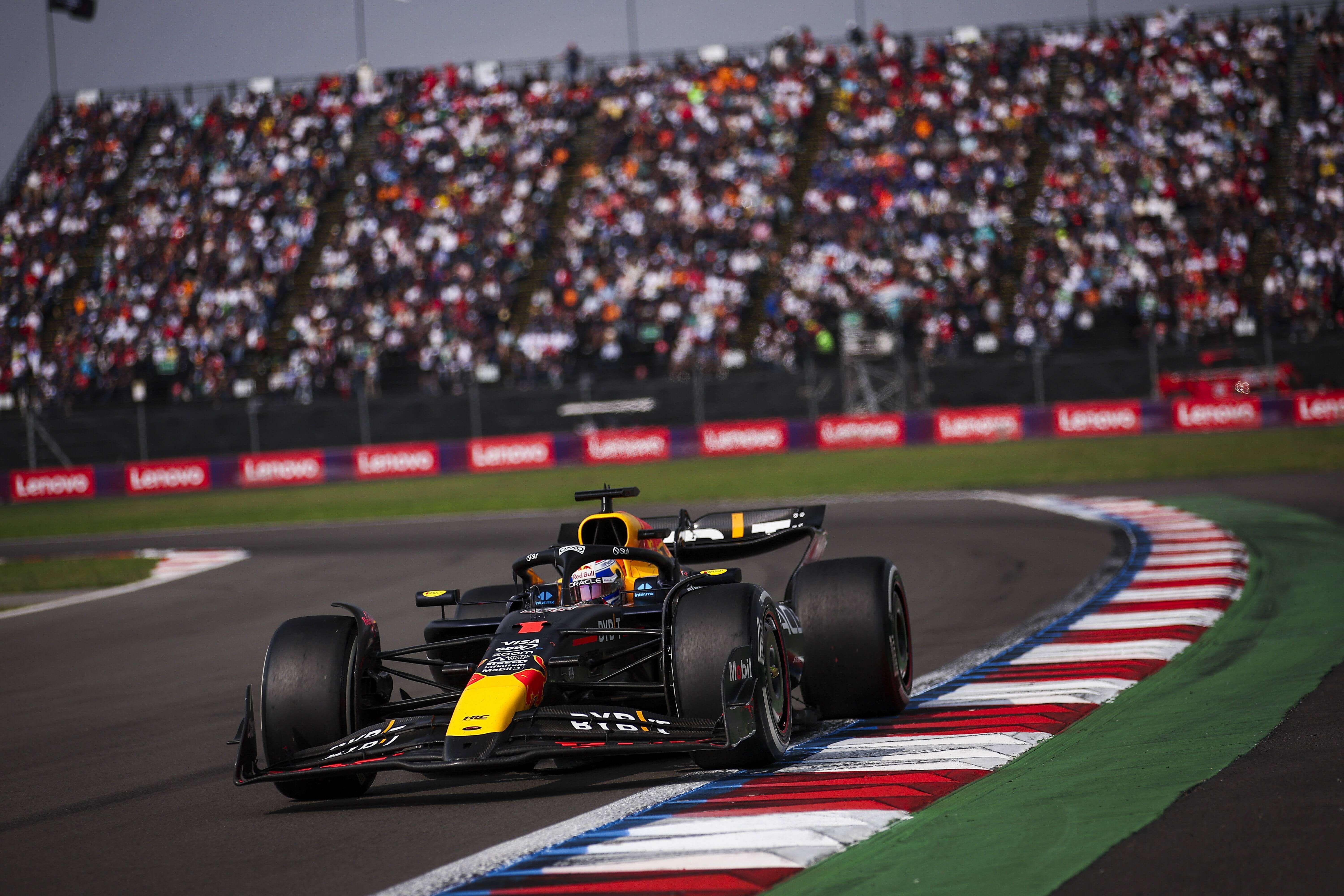 Max Verstappen, en el GP de México.