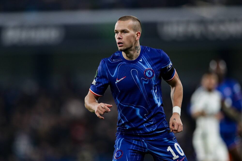 Mikhaylo Mudryk, con el Chelsea.