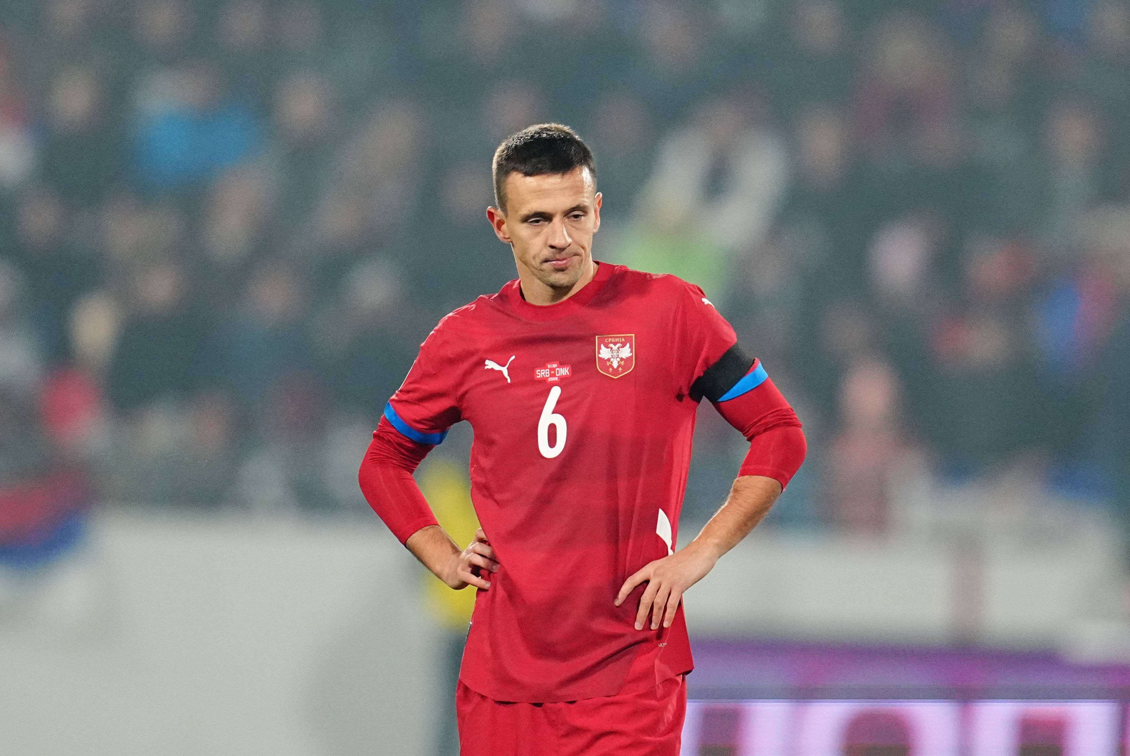 Maksimovic, en un partido de Serbia (FOTO Cordón Press).
