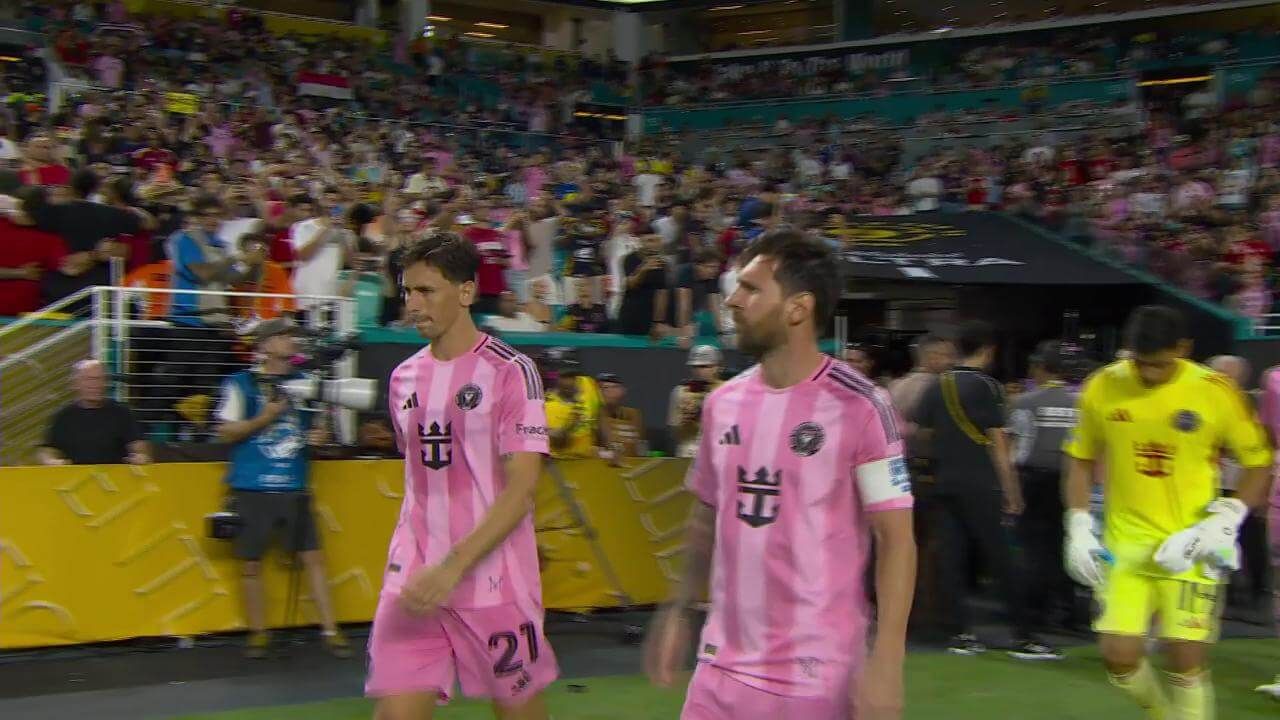 Los jugadores del Inter Miami en el Hard Rock Stadium (ElDesmarque)