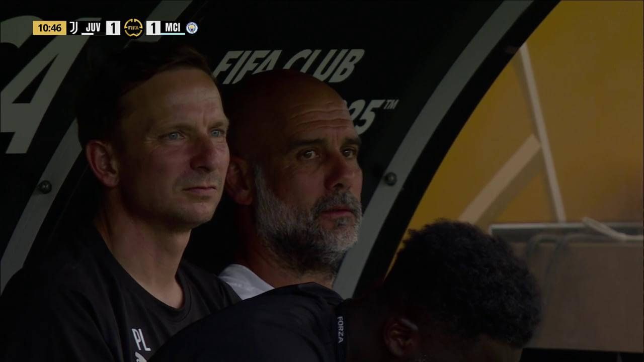  Pep Guardiola no puede creer el error de Ederson (Telecinco)