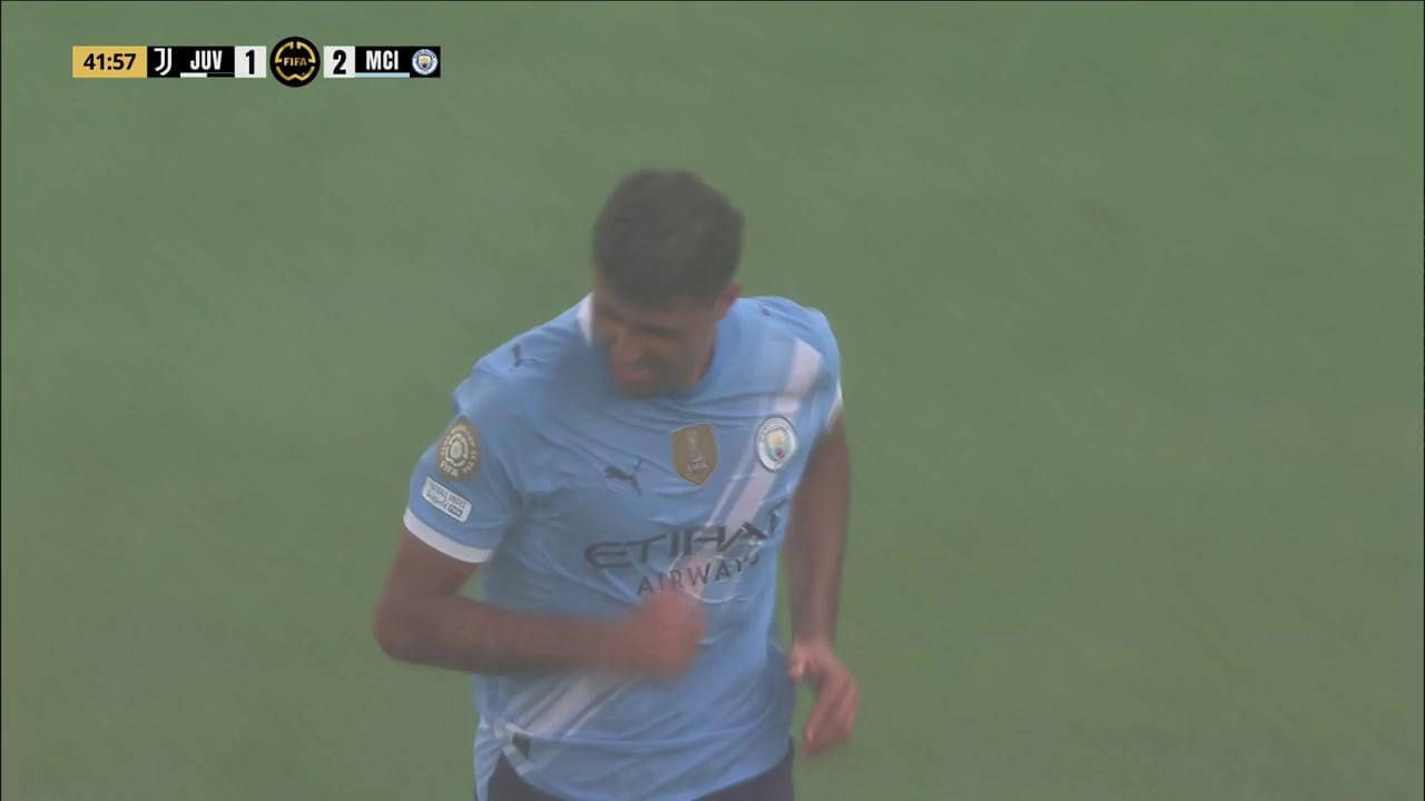 Rodri Hernández en el Juventus - City